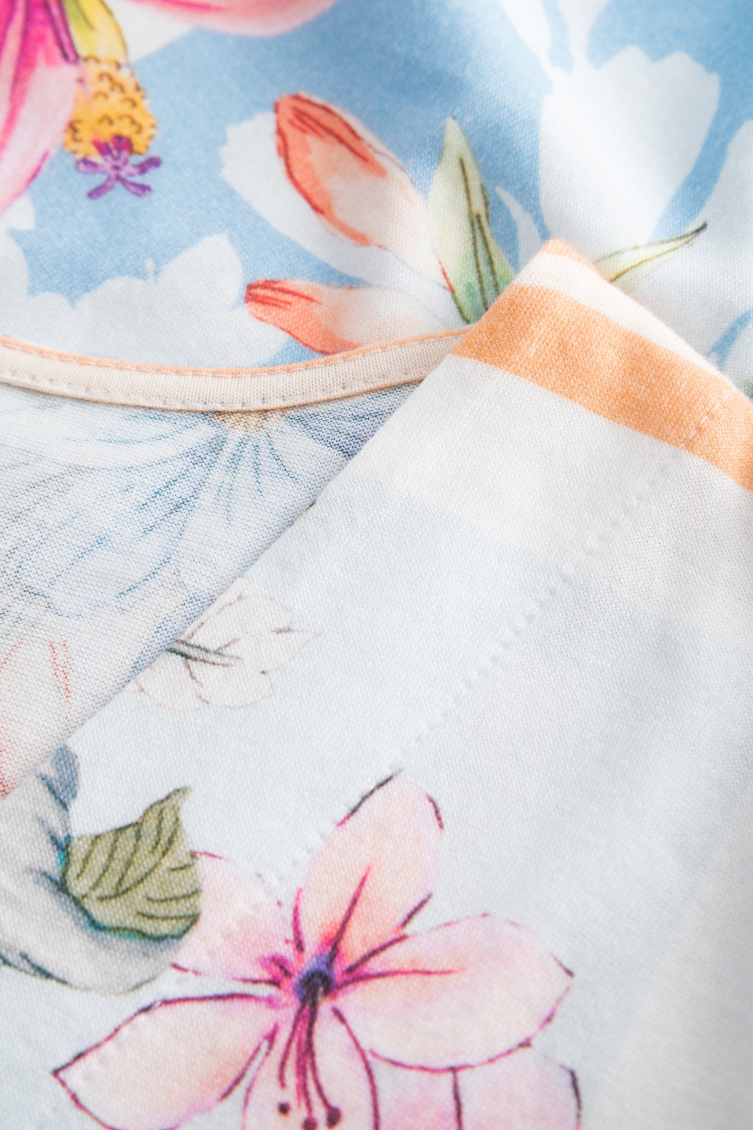 Feraud Pajama, 1/2 Sleeve, Pants Bermuda, Angular N (3221015) Graphic Flower