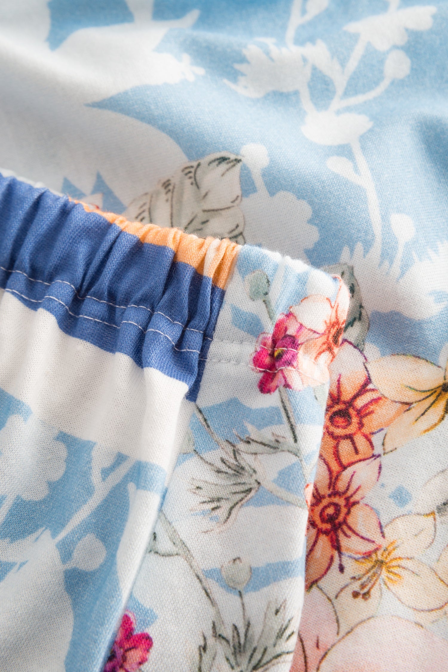 Feraud Pajama, 1/2 Sleeve, Pants Bermuda, Angular N (3221015) Graphic Flower