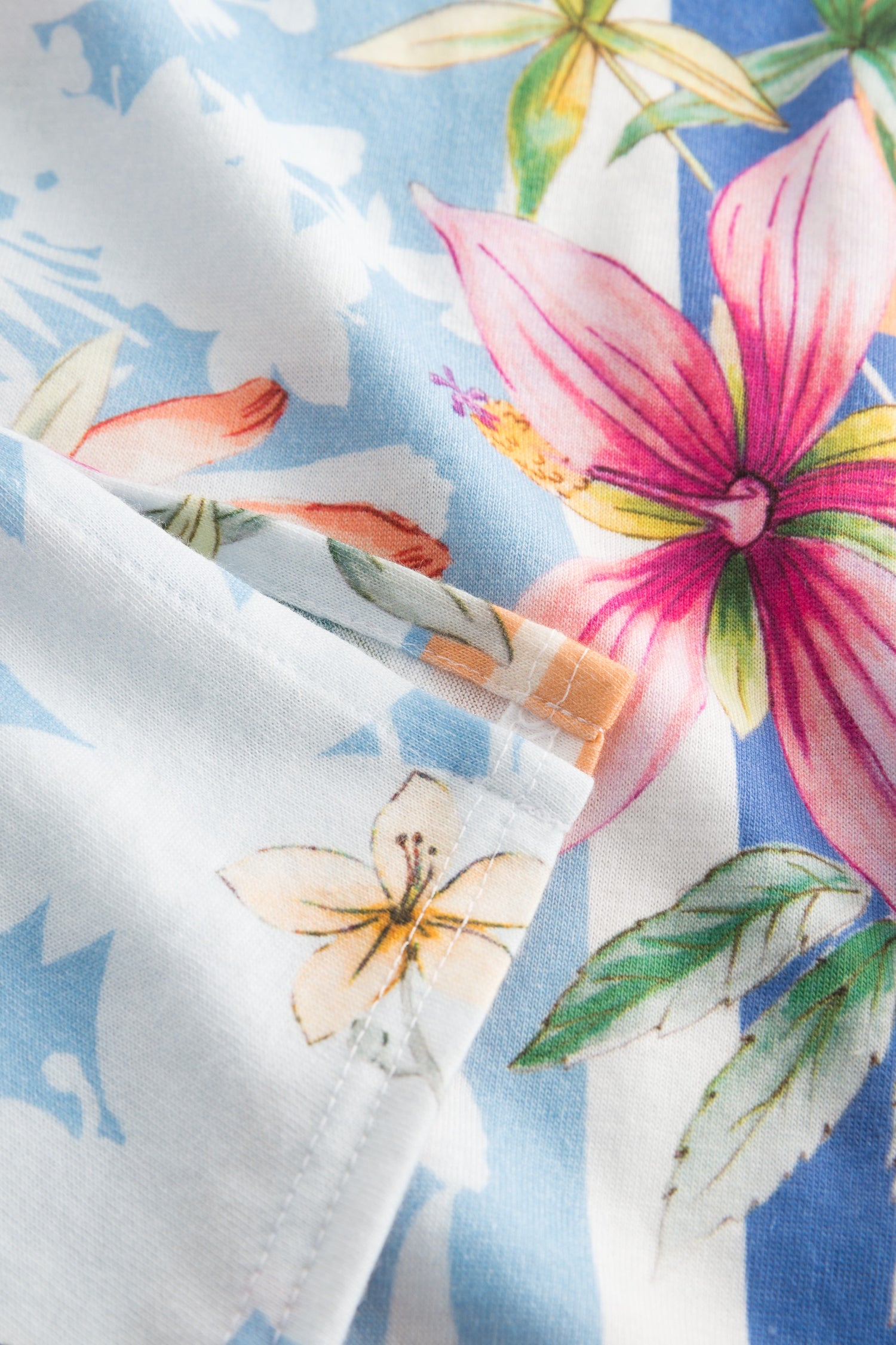 Feraud Pajama, 1/2 Sleeve, Pants Bermuda, Angular N (3221015) Graphic Flower