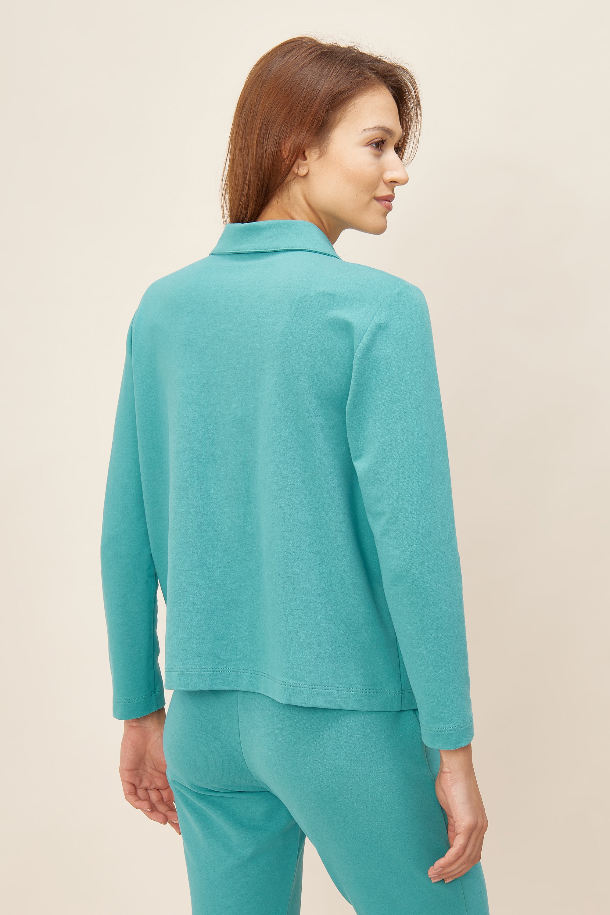 Feraud Jacket, 1/1 Sleeve, Zipper, Pockets Uni (3221048) Jade