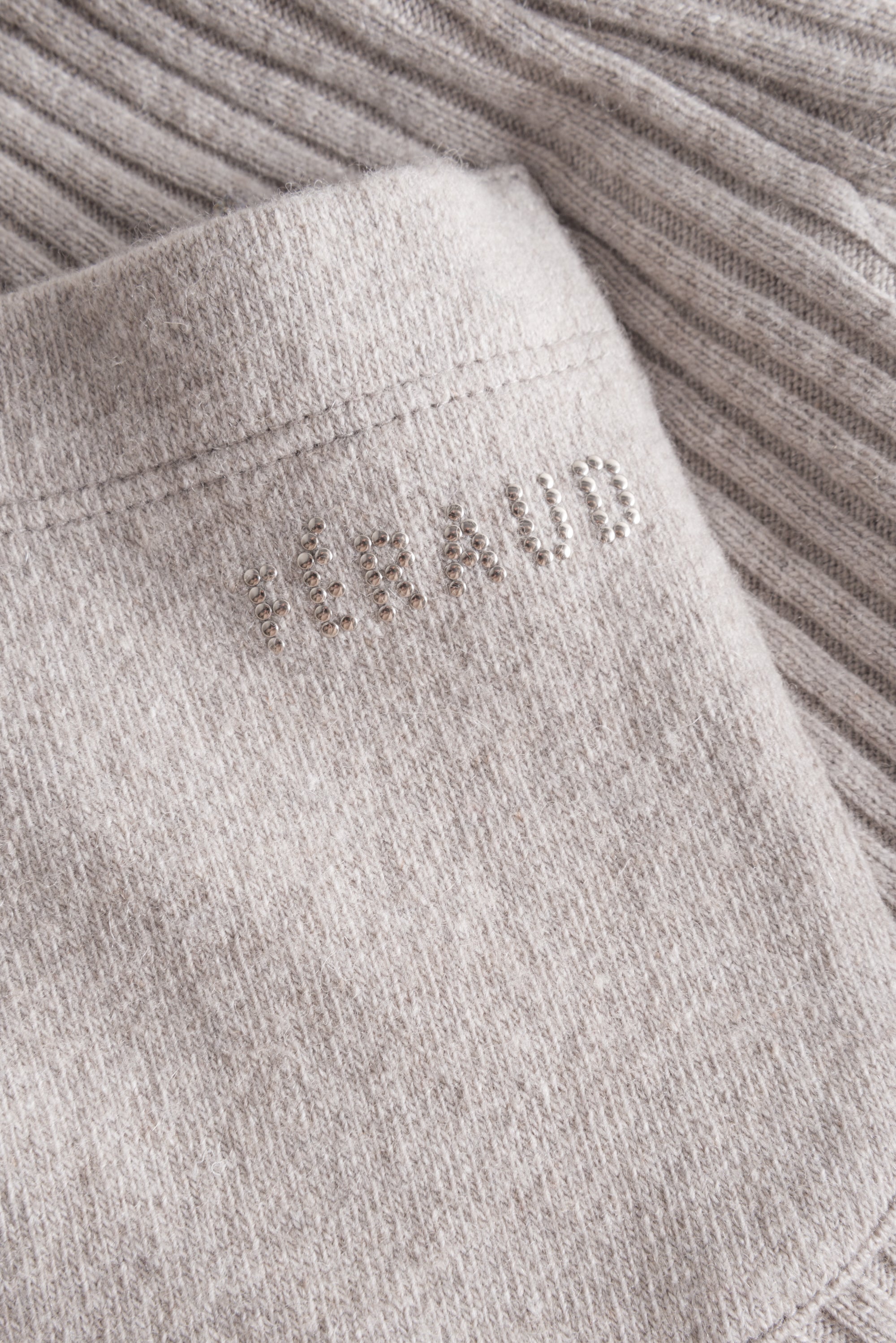 Feraud Jacket, Overcut, Round Neck Cashmere Kni (3221143) Heather Nature