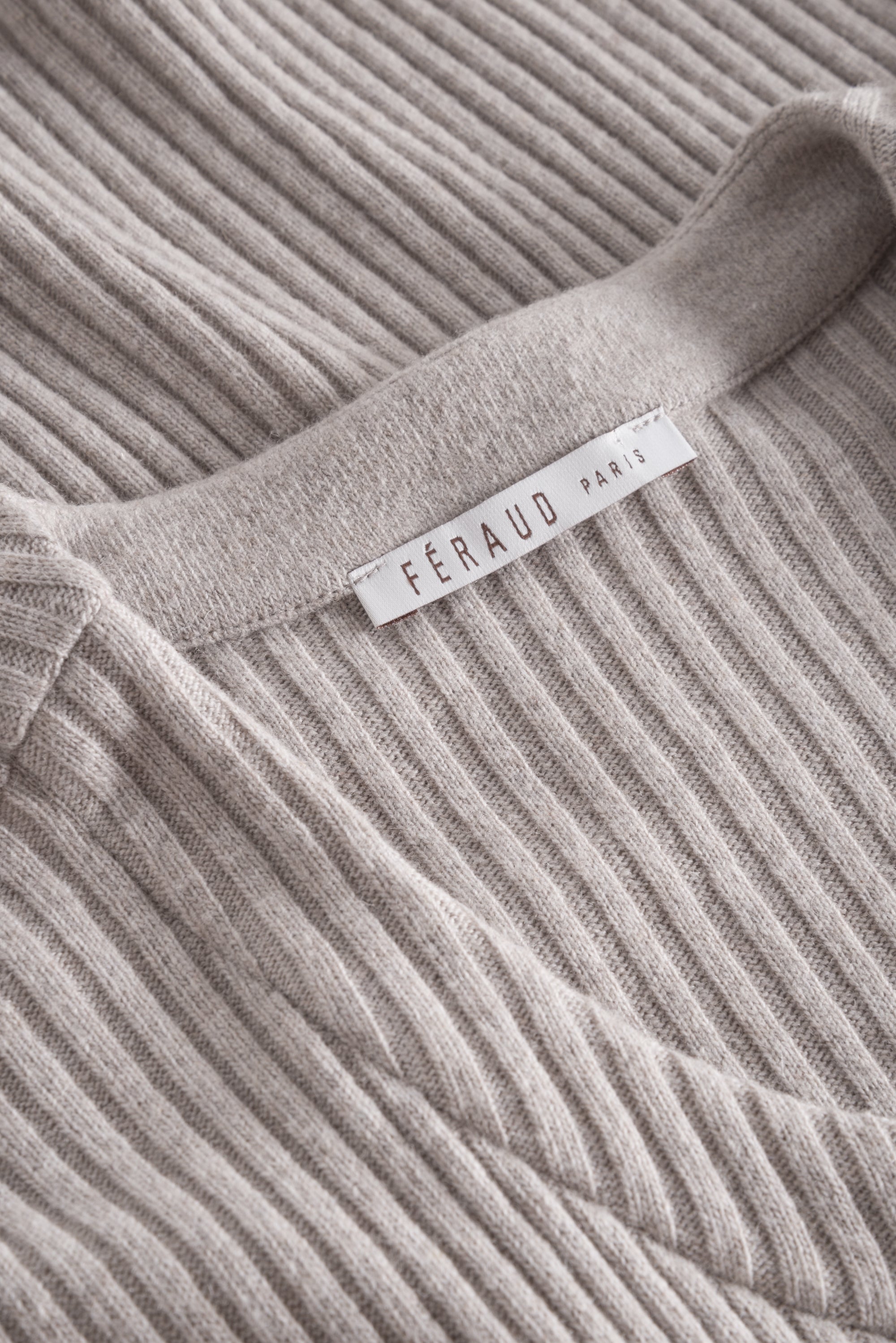 Feraud Jacket, Overcut, Round Neck Cashmere Kni (3221143) Heather Nature