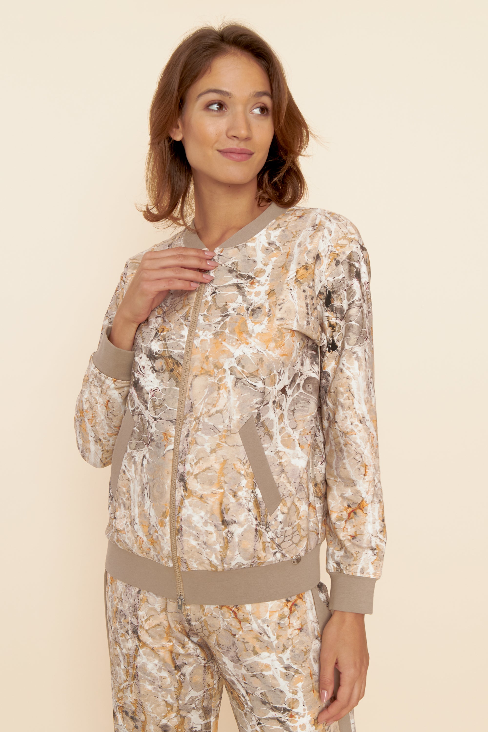 Feraud Jacket, 1/1 Sleeve, Zipper, Pockets Digi (3221147) Dynamic Print