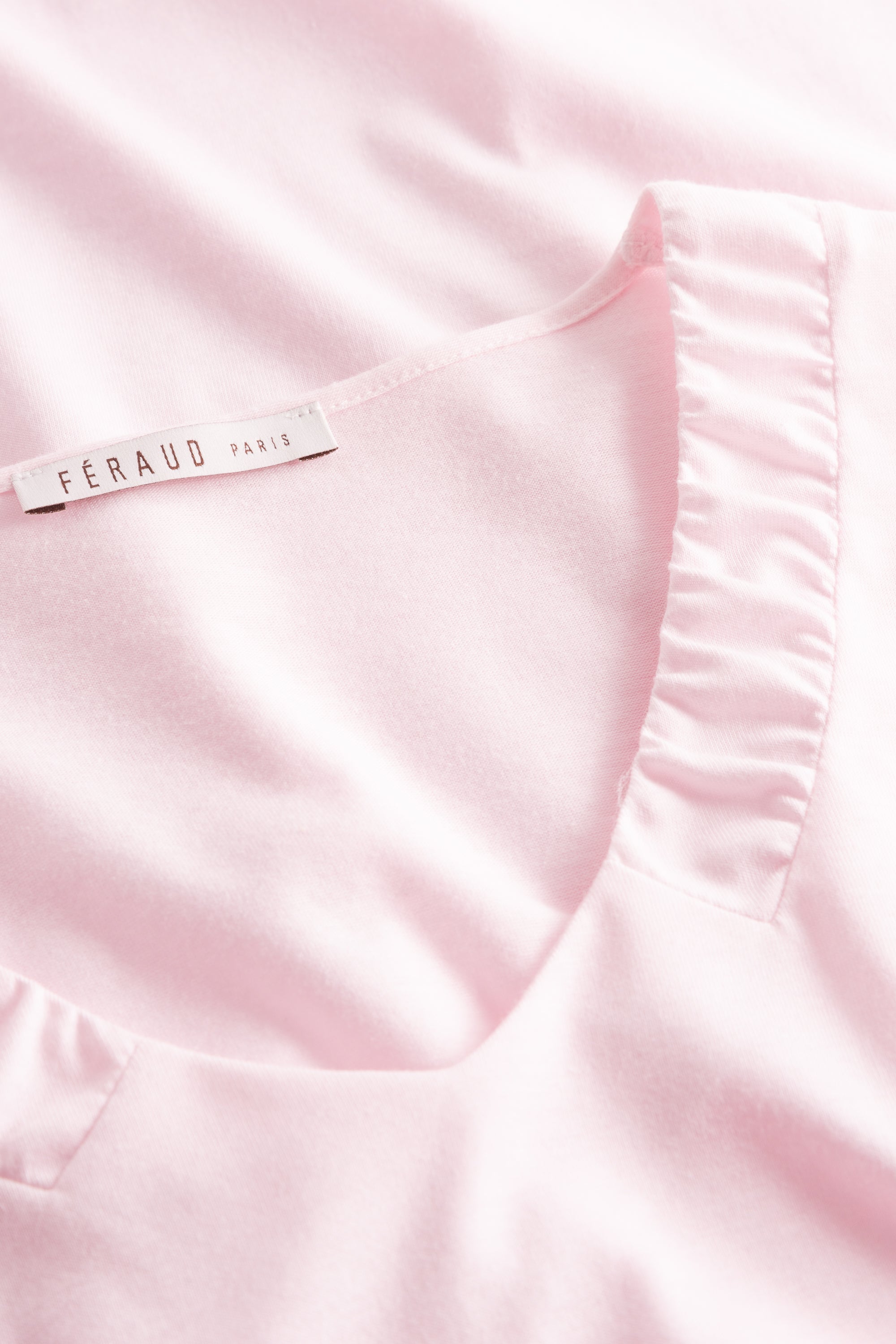 Feraud Night Dress, 1/1 Sleeve, V-Neck V-Variation (3221156) Rose