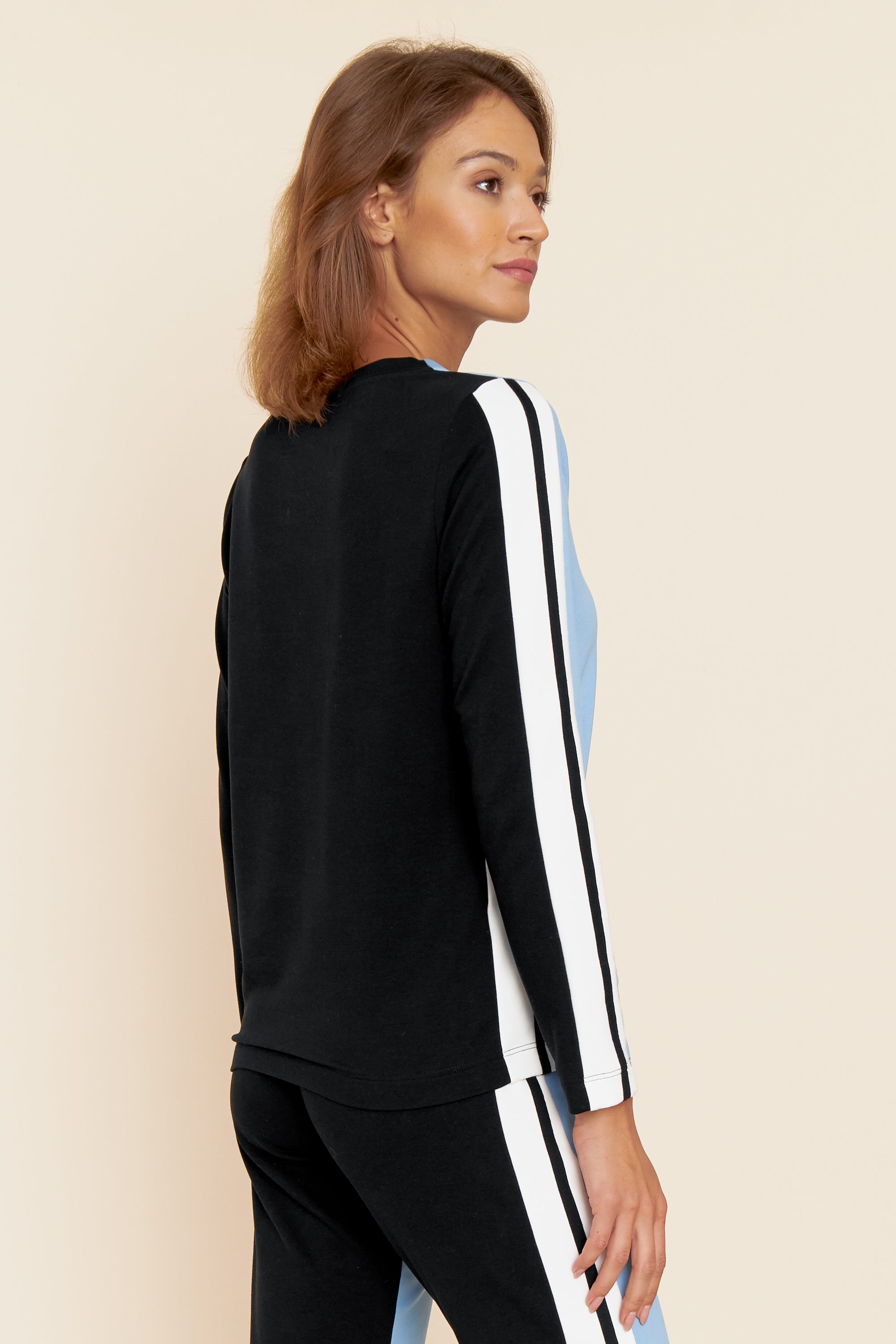 Feraud Sweatshirt, 1/1 Sleeve, Round Neck Moder (3221177) Colourmix Blue