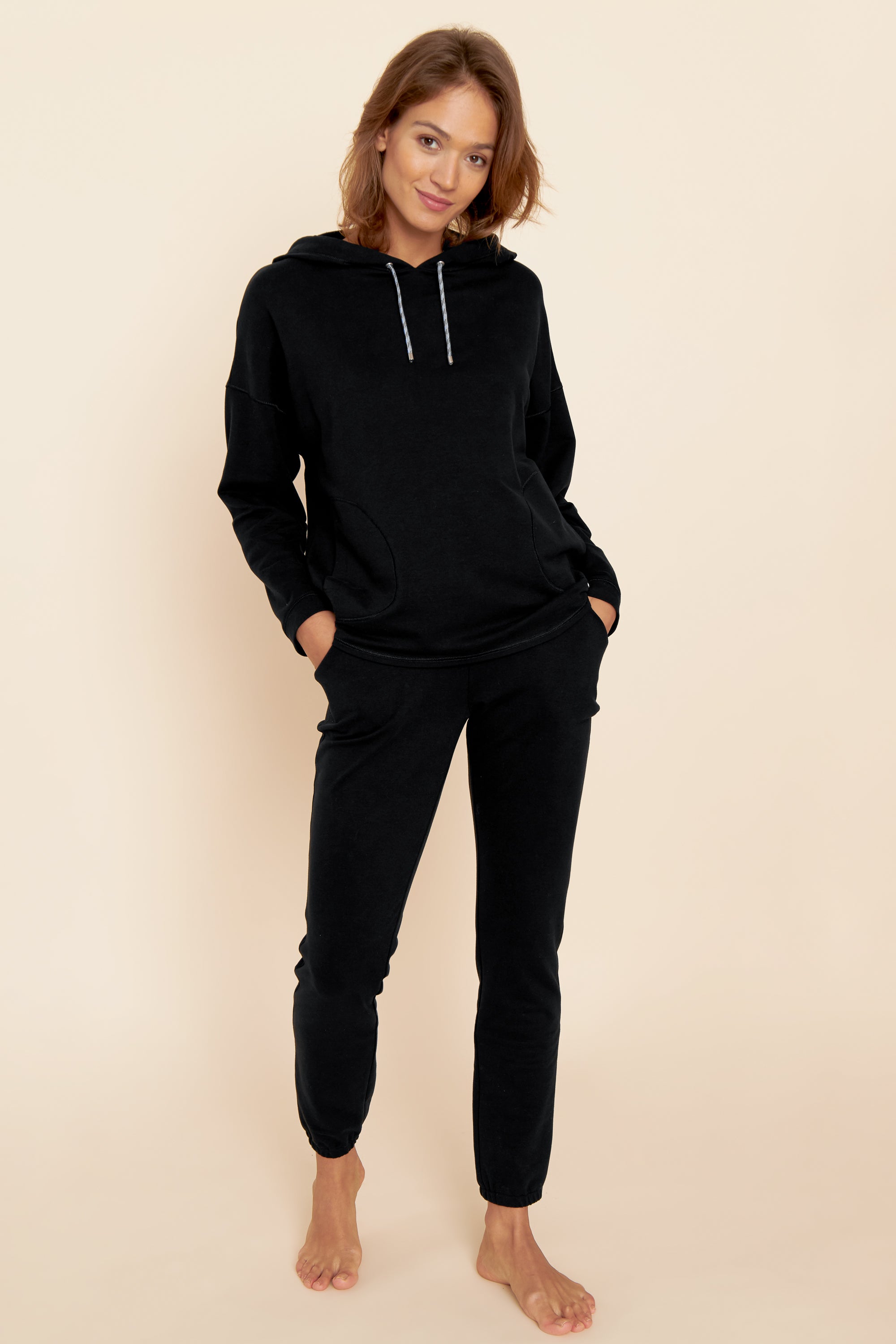Feraud Pants 1/1, Pockets, Cuffed, Slim Casual (3221180) Black