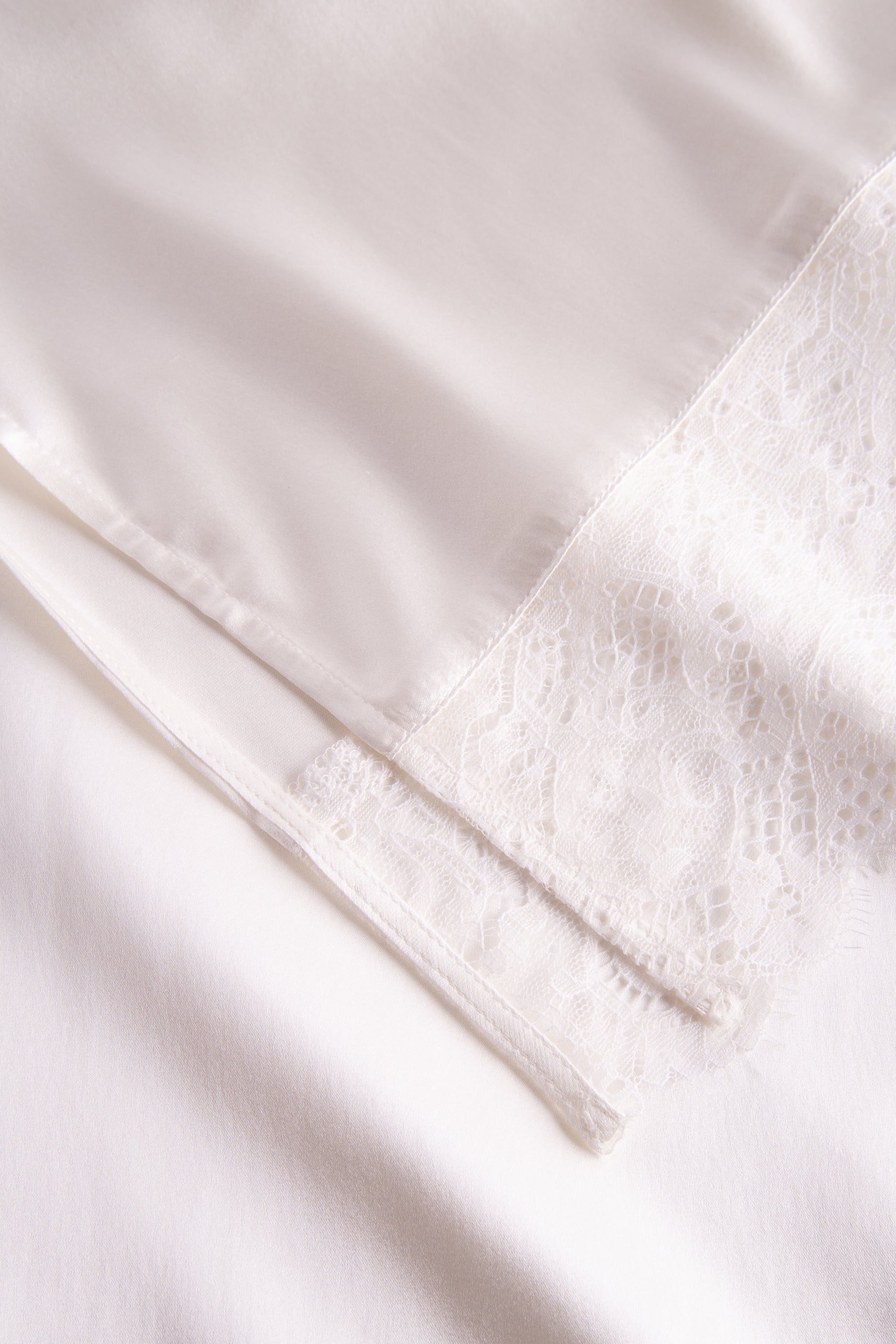 Feraud Night Dress Gots, 1/1 Sleeve, V-Neck Silk (3221198) Ivory