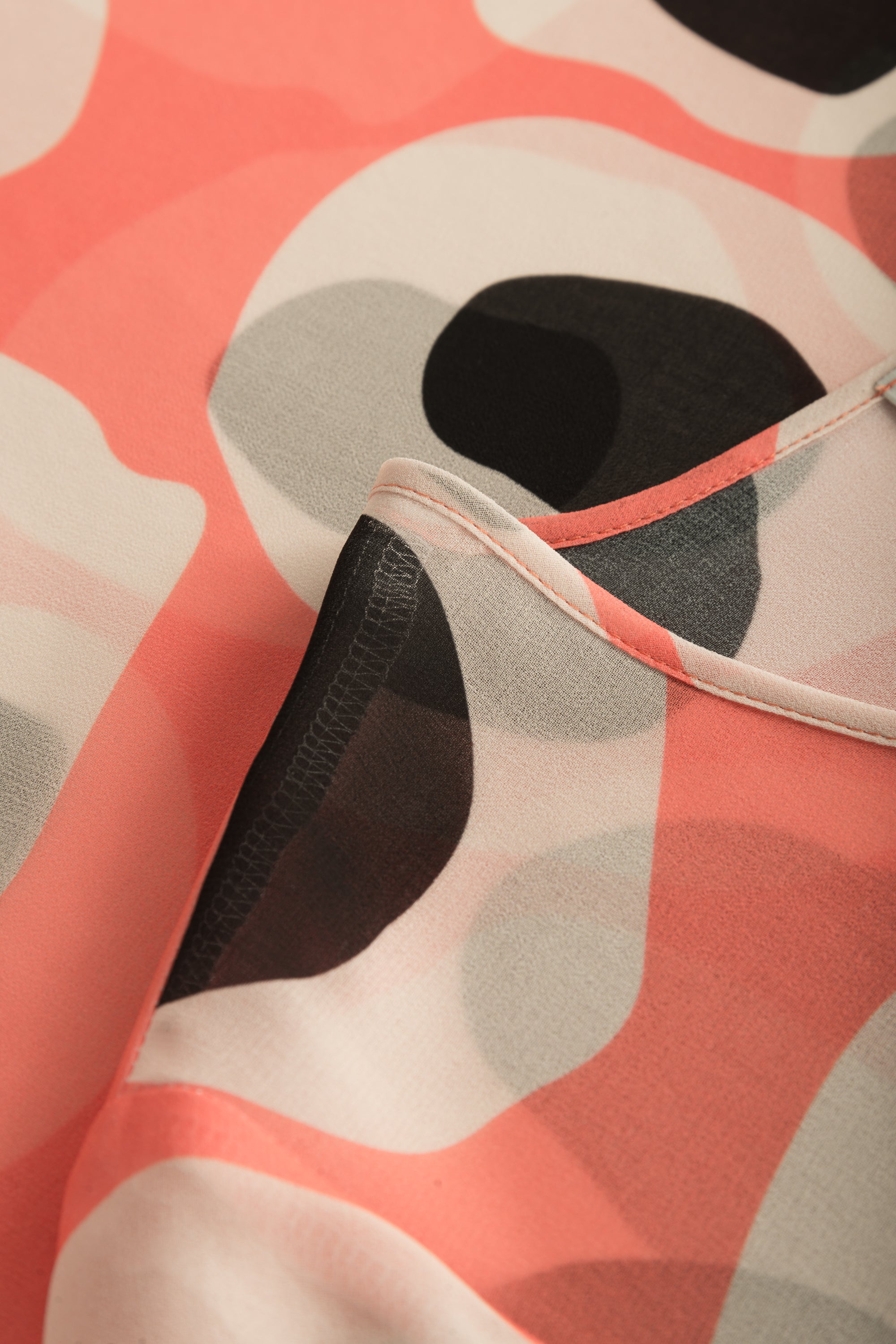 Feraud Beach Dress, 1/2 Sleeve, V-Neck Neon Statement (3225102) Graphic Dots