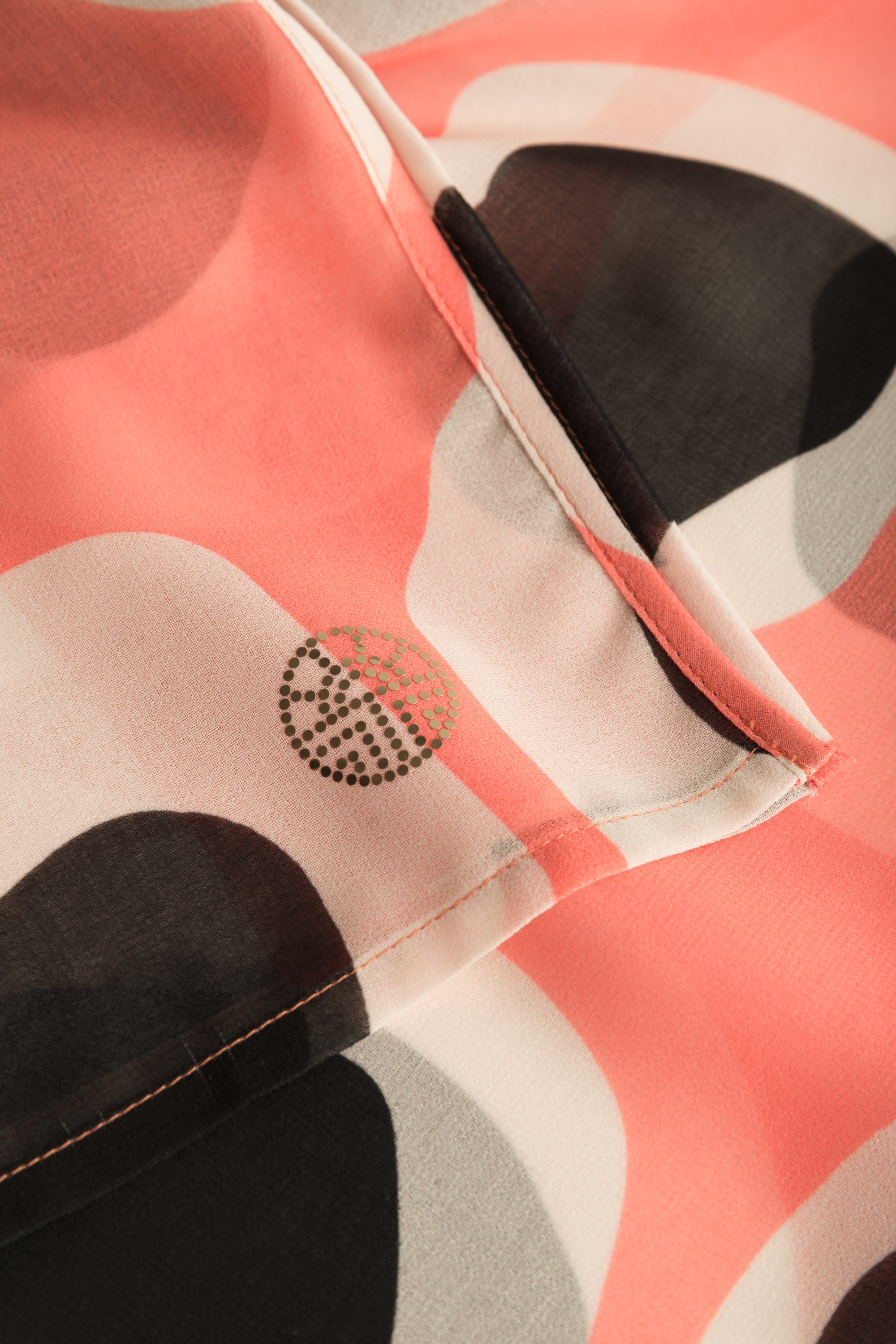Feraud Beach Dress, 1/2 Sleeve, V-Neck Neon Statement (3225102) Graphic Dots
