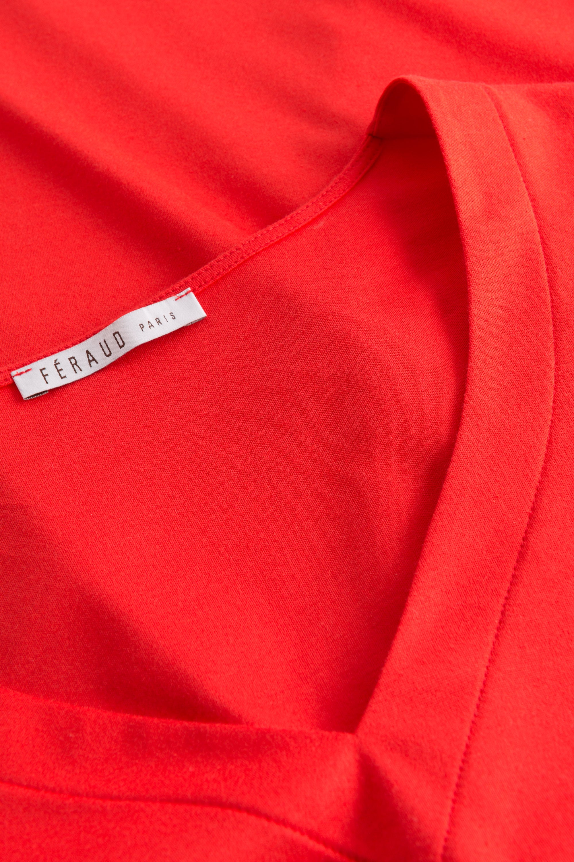 Feraud Pajama, 1/2 Sleeve, Pants 1/1, V-Neck Uni El (3231010) Hot Red
