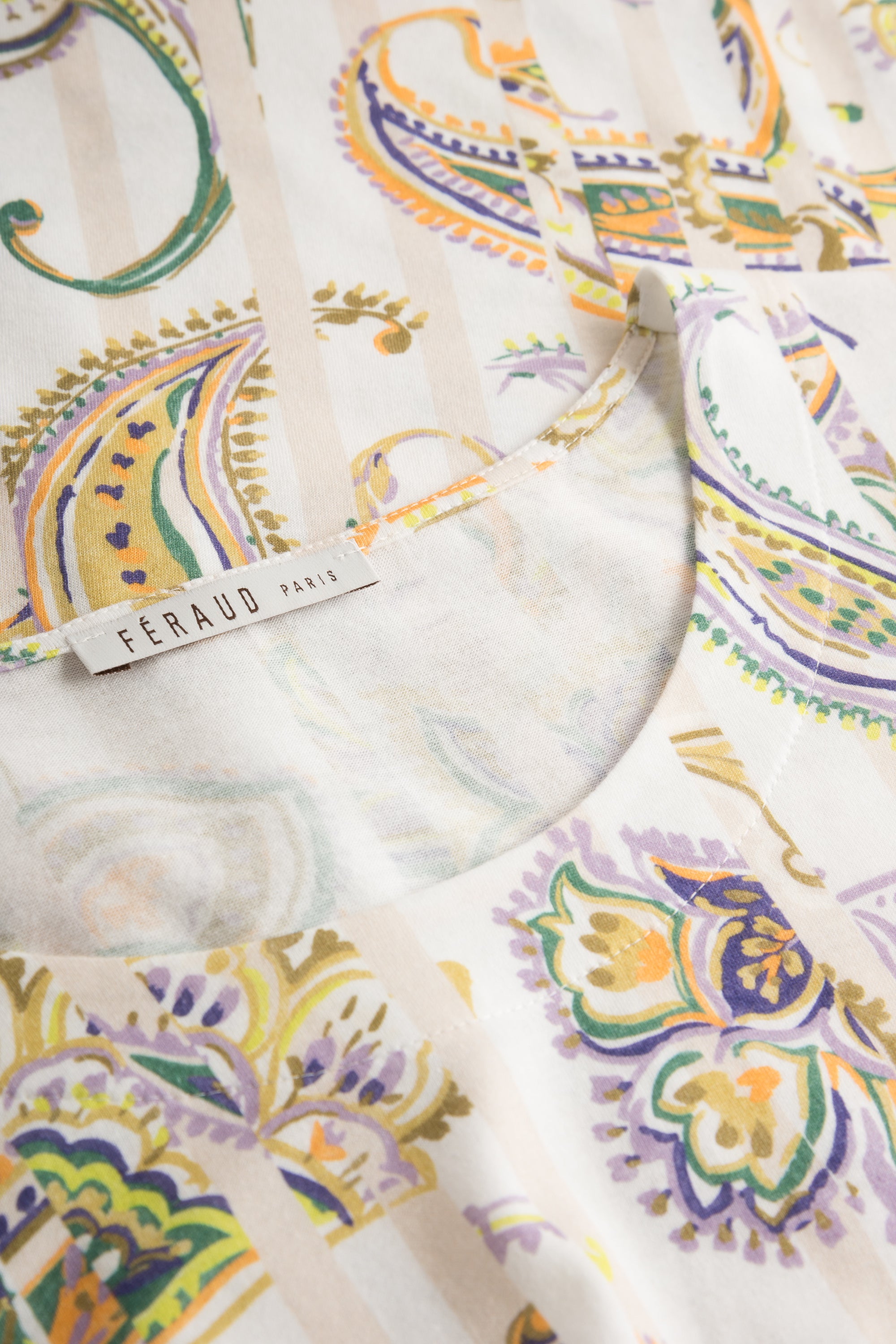 Feraud Pajama, 1/2 Sleeve, Pants Bermuda, Round Nec (3231012) Paisley