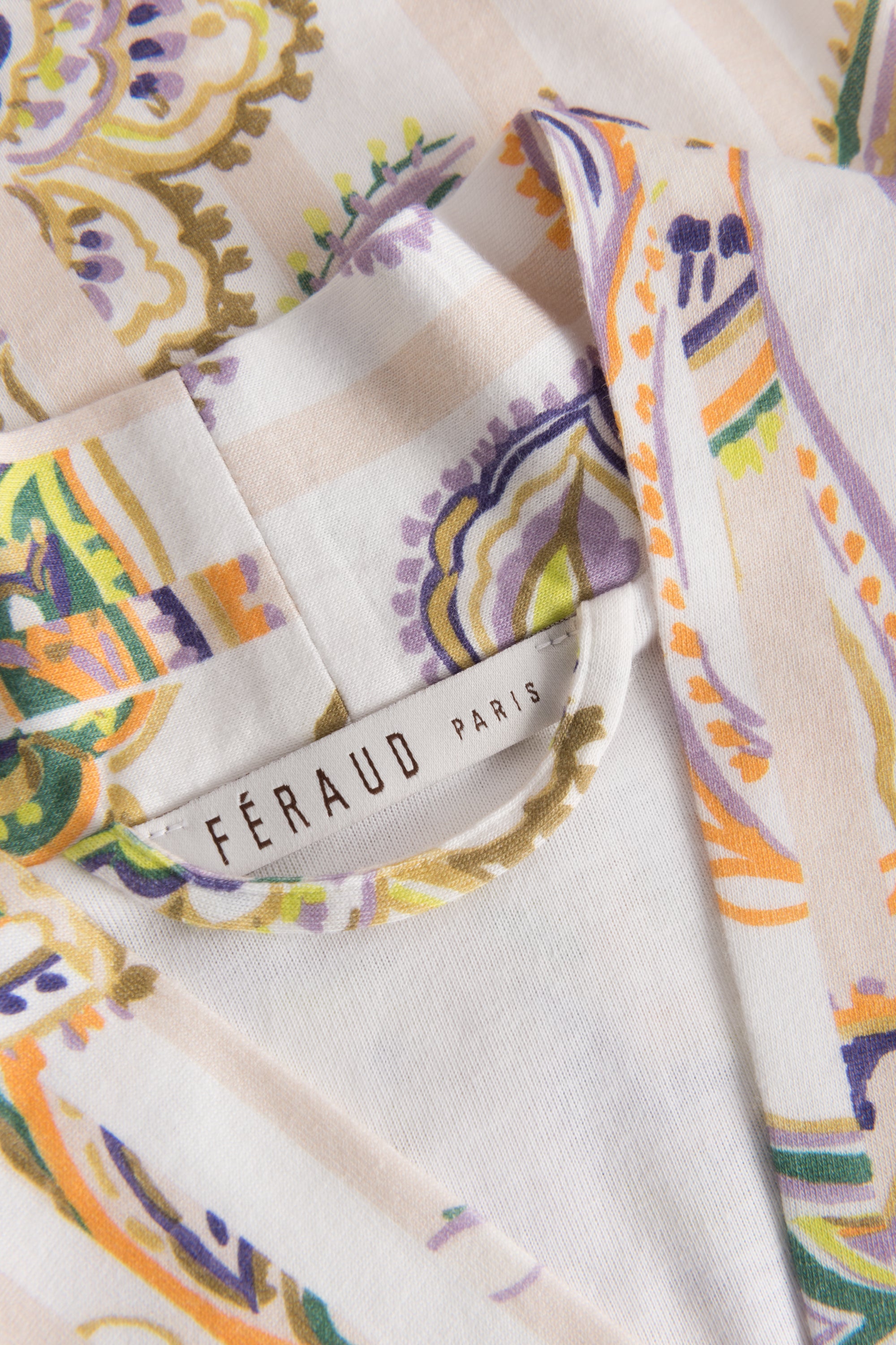 Feraud Robe, 1/1 Sleeve, Wrap-Around Paisley-St (3231016) Paisley