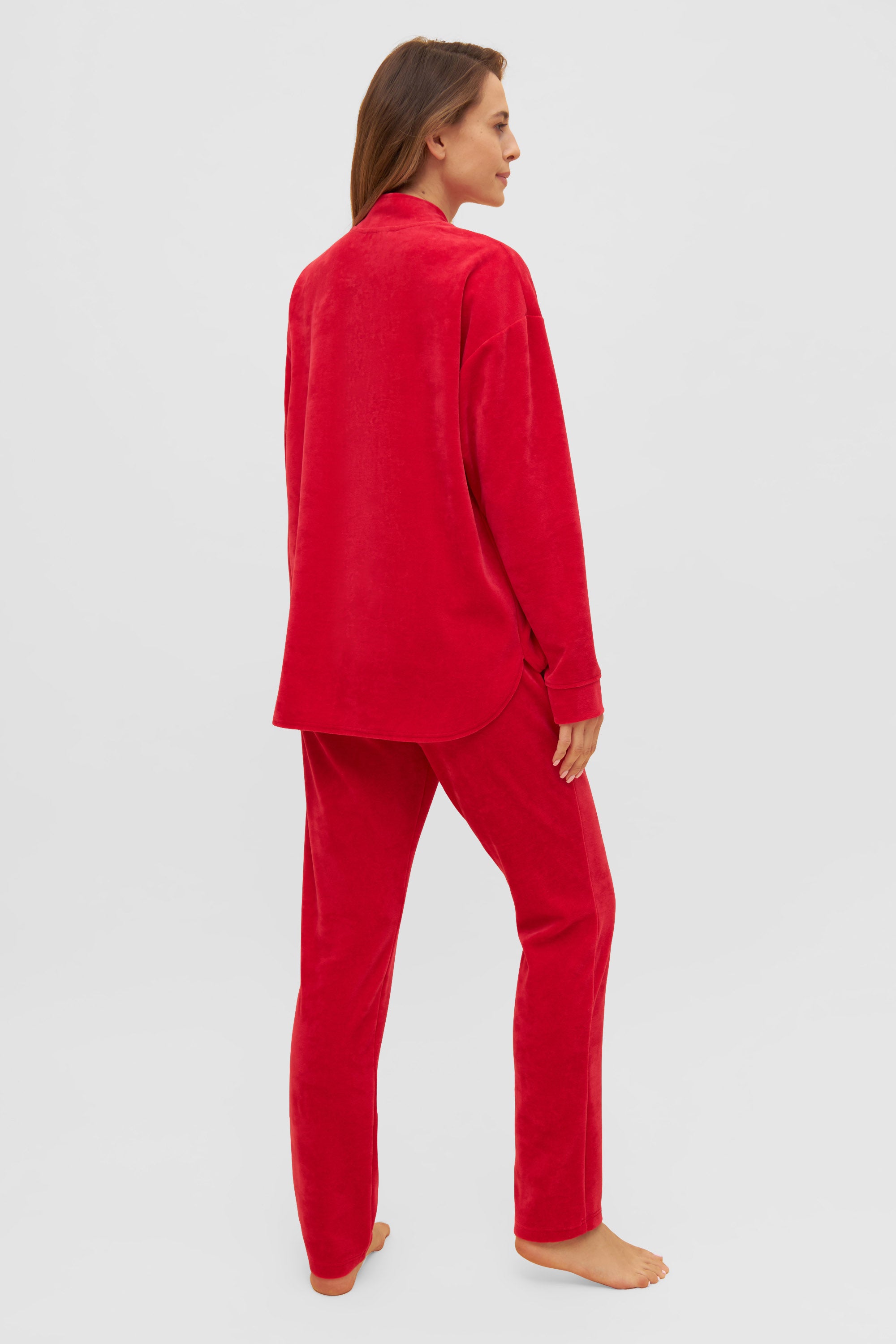 Feraud Lounge Suit, 1/1 Sleeve, Pants 1/1, Zipper, Pocke (3231018) Red