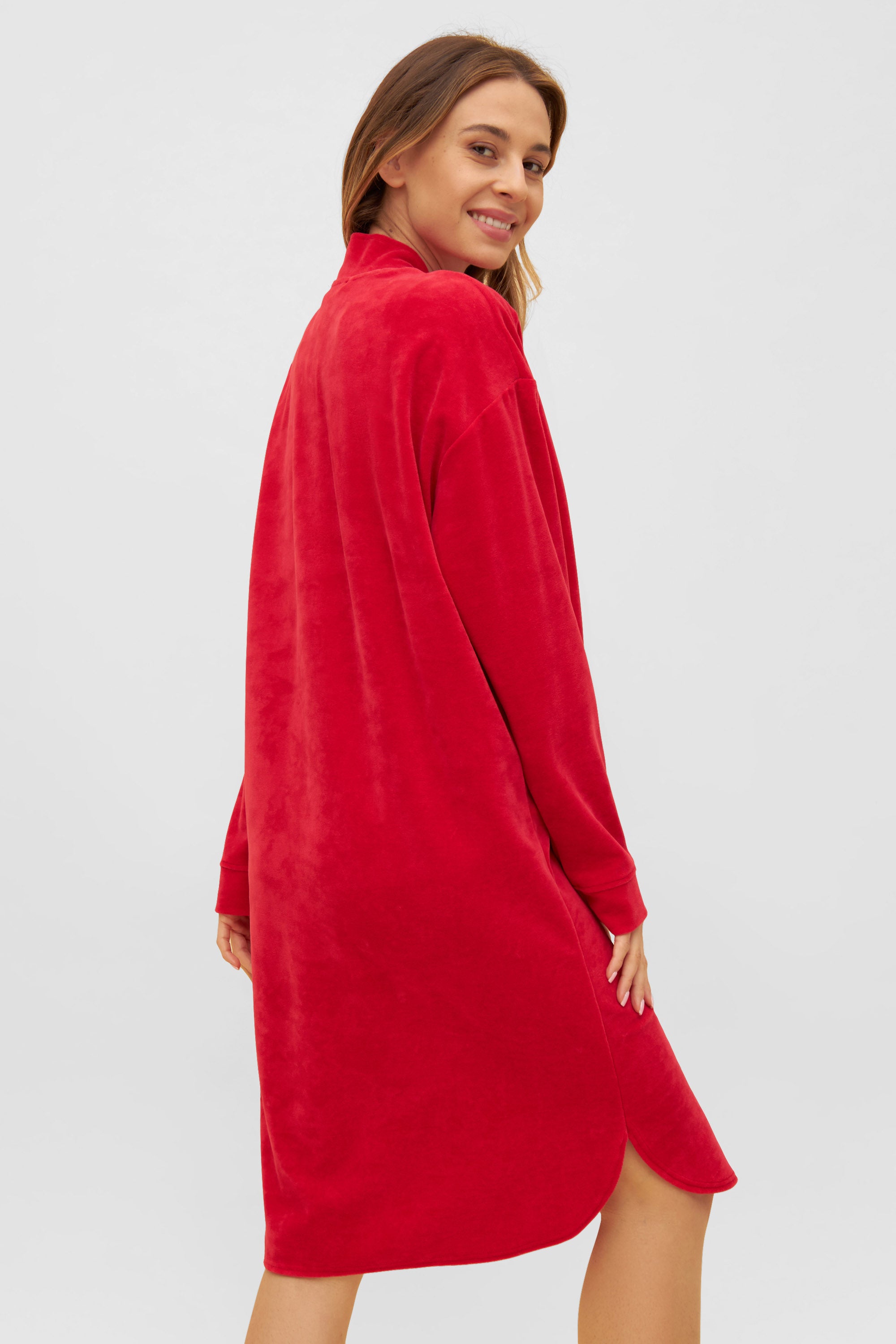 Feraud Robe, 1/1 Sleeve, Zipper, Pockets Christ (3231019) Red
