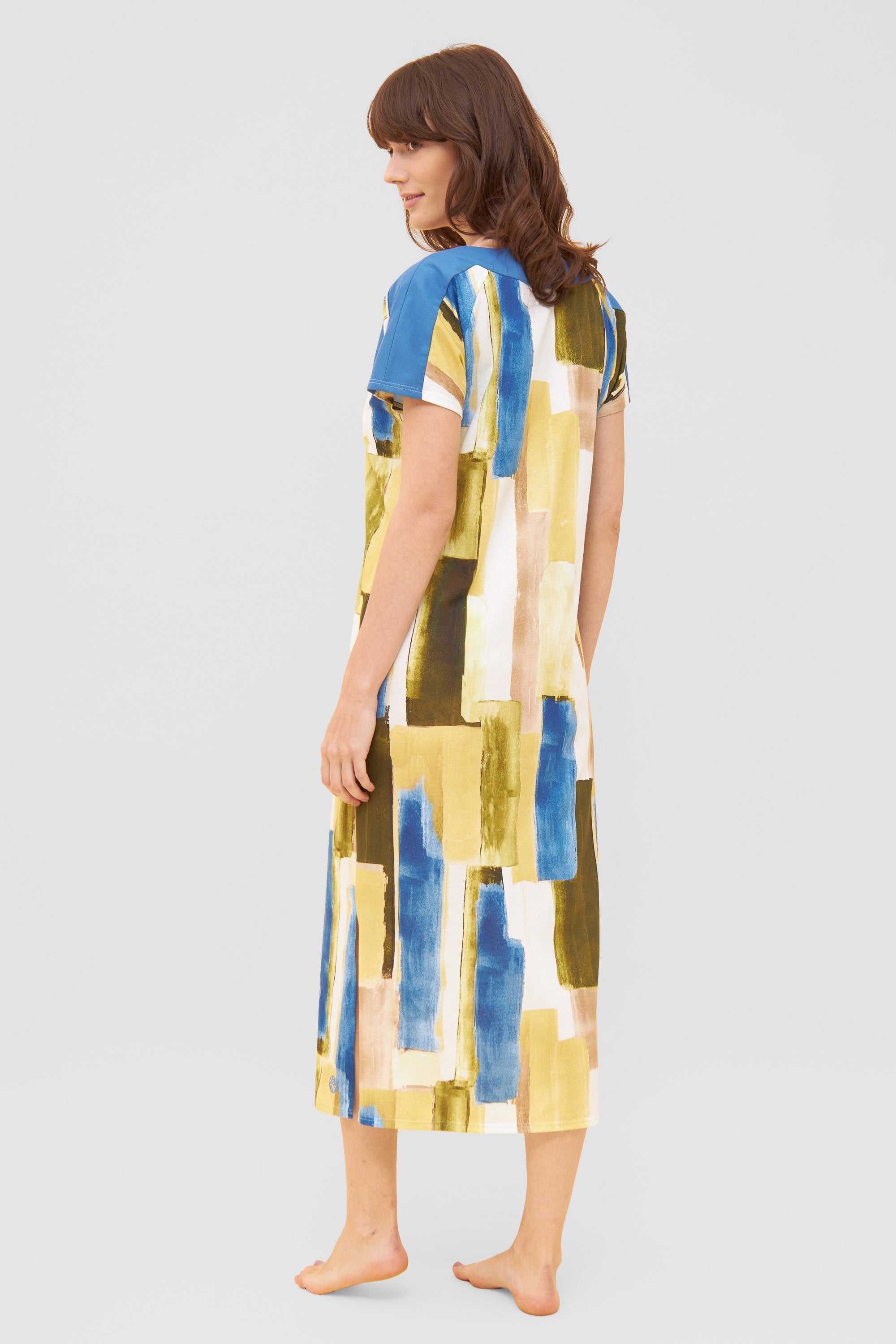 Feraud Night Dress, Overcut, Round Neck Graphic Art (3231026) Artstripe