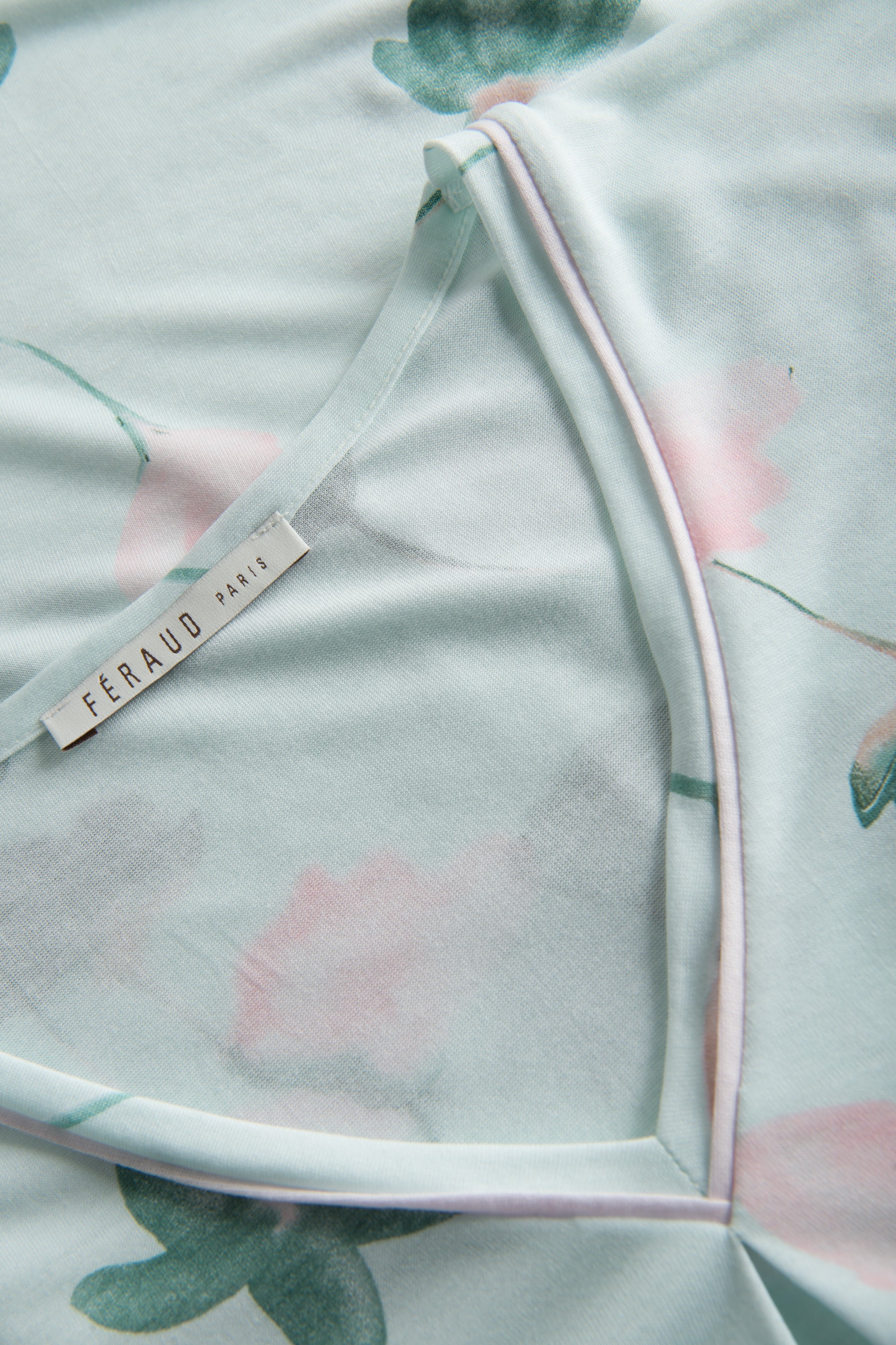 Feraud Pajama, 1/2 Sleeve, Pants 7/8, V-Neck Pastel (3231120) Pastell Flowers