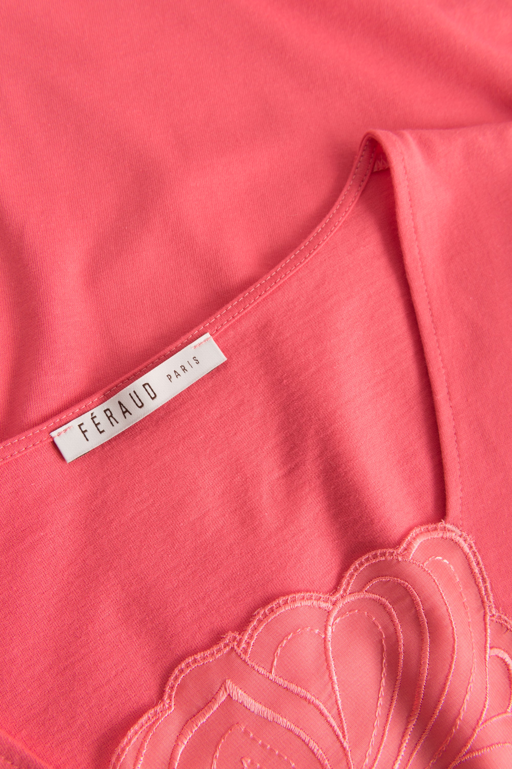 Feraud Pajama, 1/1 Sleeve, Pants 7/8, Angular Neck (3231137) Coralle