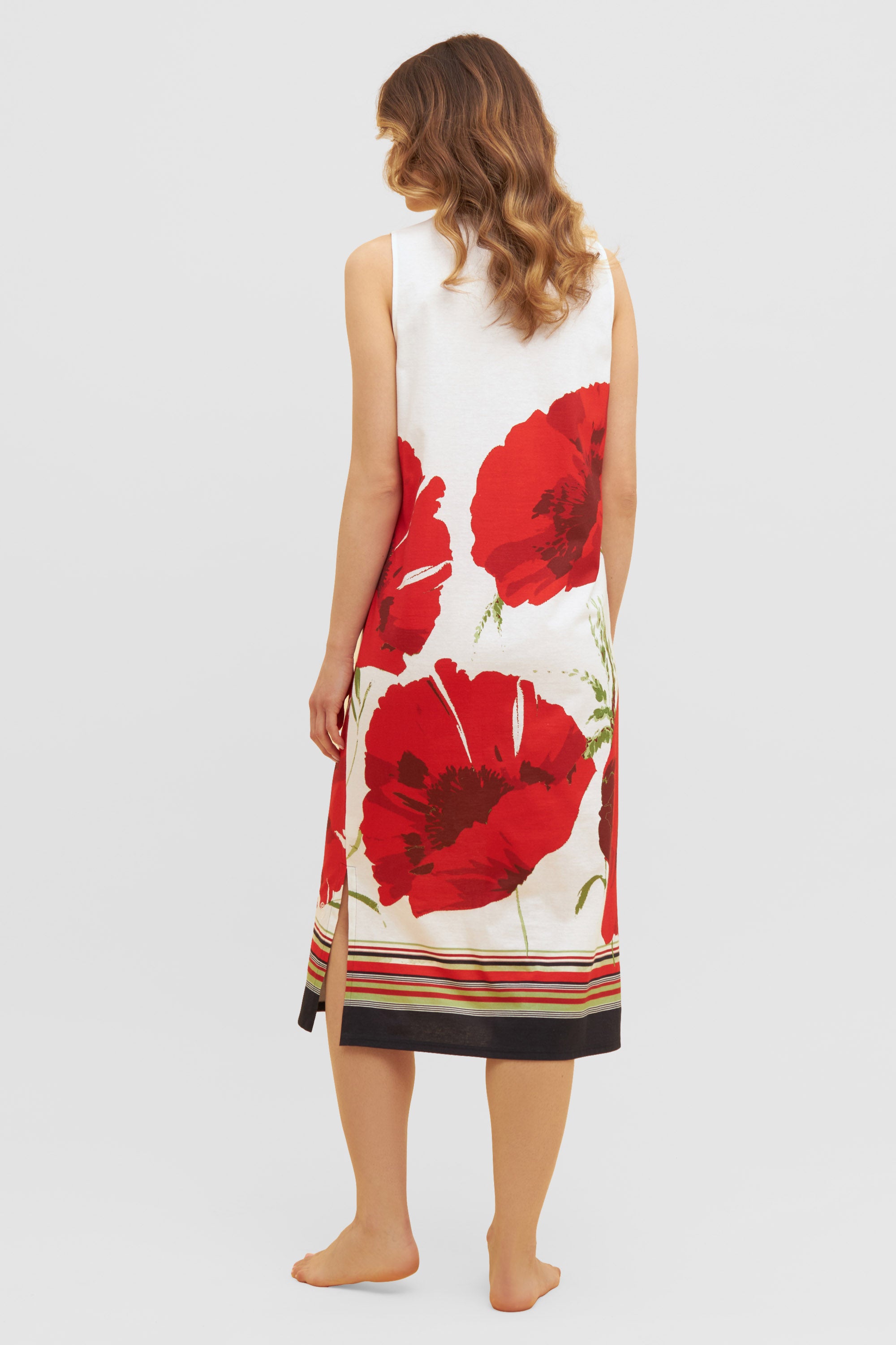 Feraud Night Dress, Sleeveless, Round Neck Christmas Pri (3231152) Placed Flowers