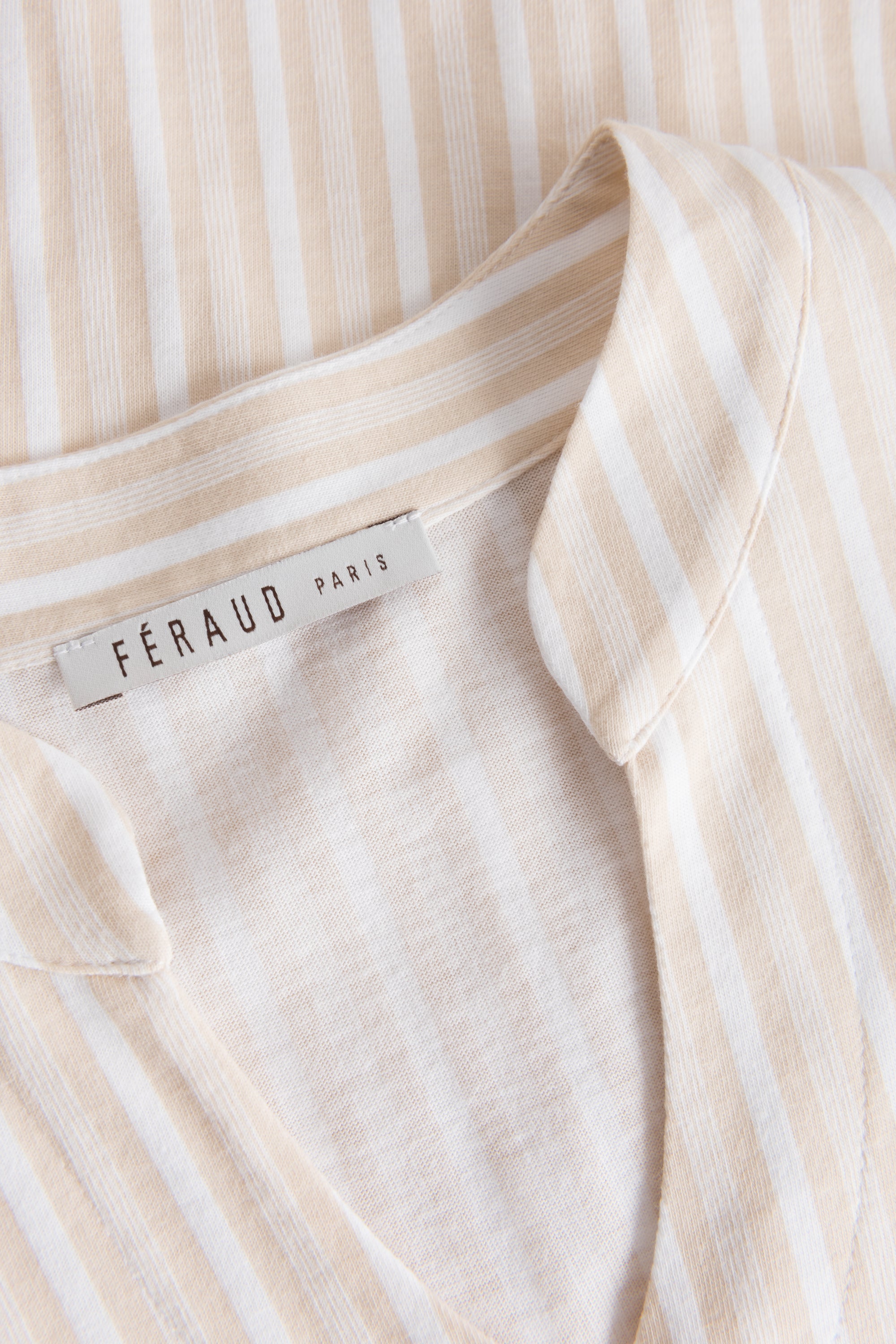 Feraud Pajama, 1/2 Sleeve, Pants 1/1, Round Neck, B (3231161) Stripe