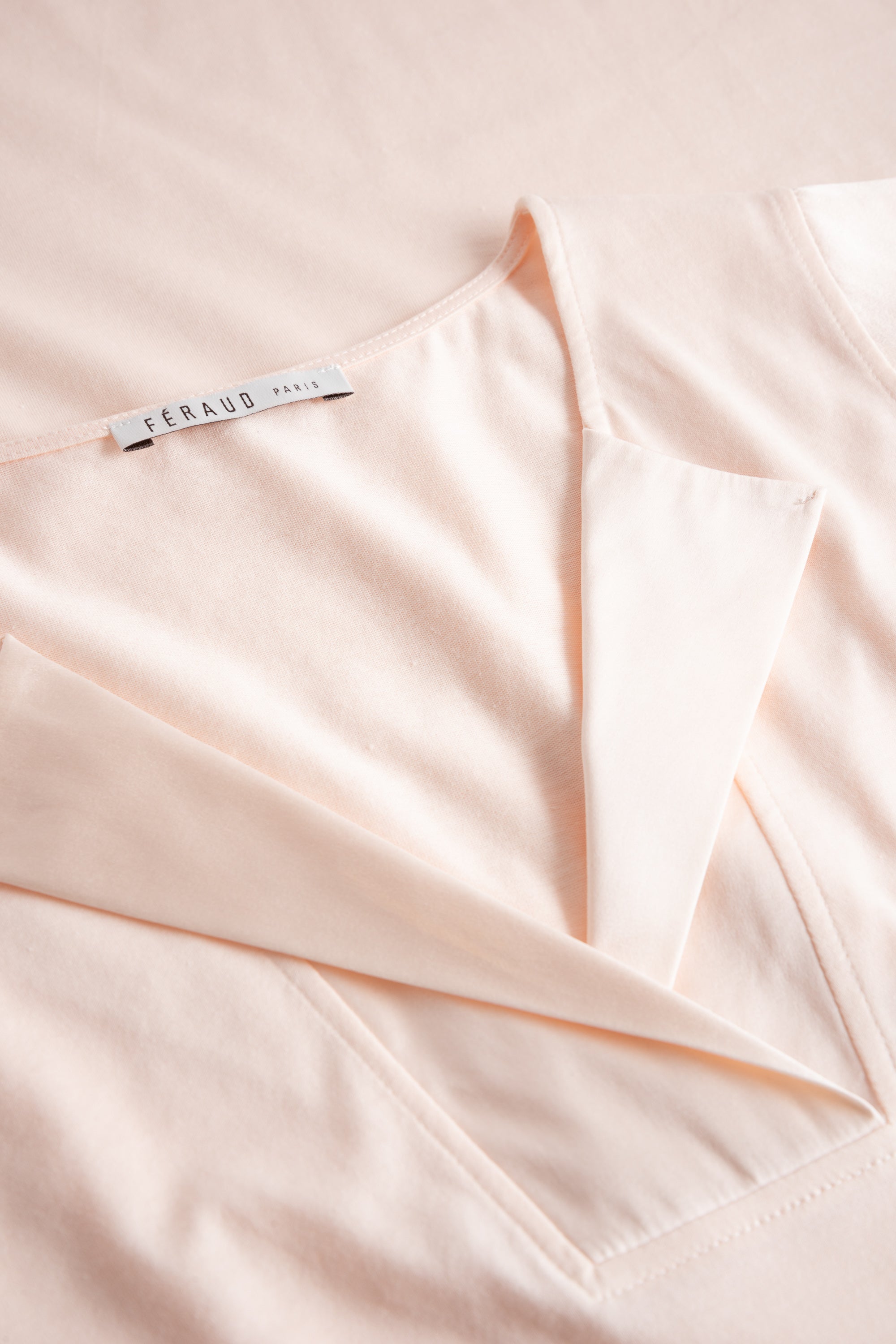 Feraud Night Dress, Sleeveless, V-Neck Soft Look (3231168) Peach