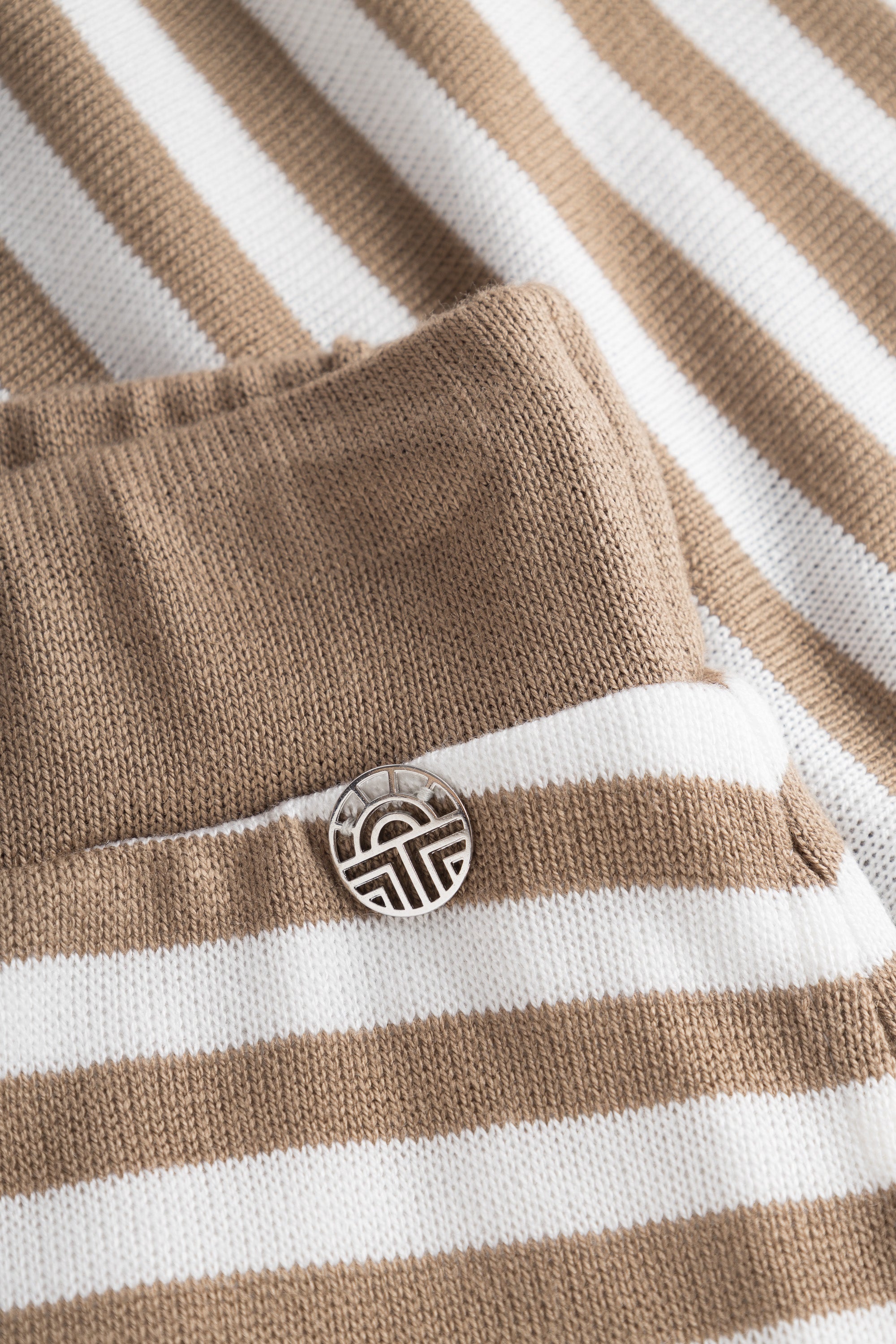 Feraud Shorts, Pockets, Regular Knit Ringlet (3231177) White-Toffee