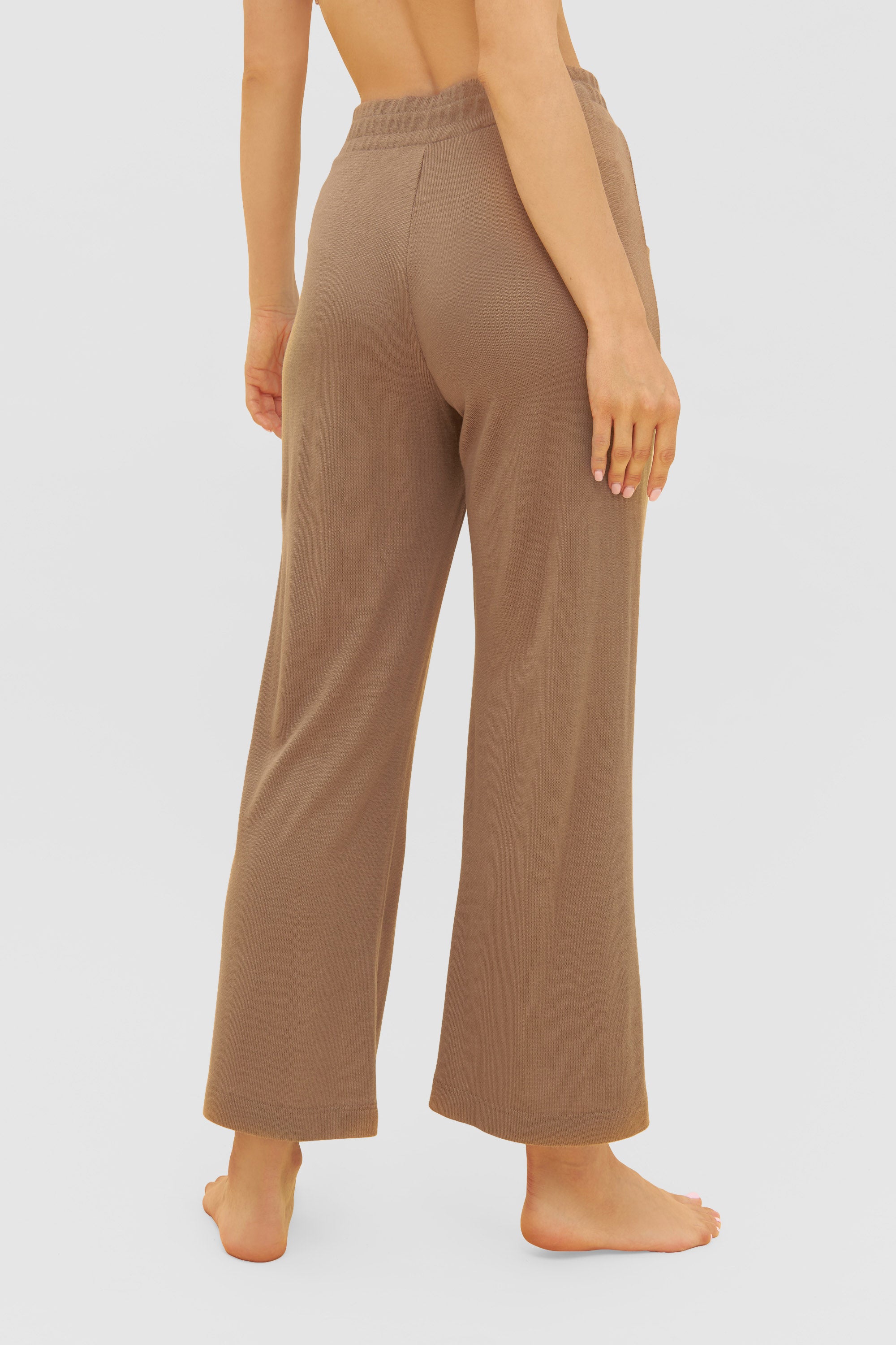 Feraud Pants, 7/8, Culotte, Pockets Knit Uni (3231183) Toffee
