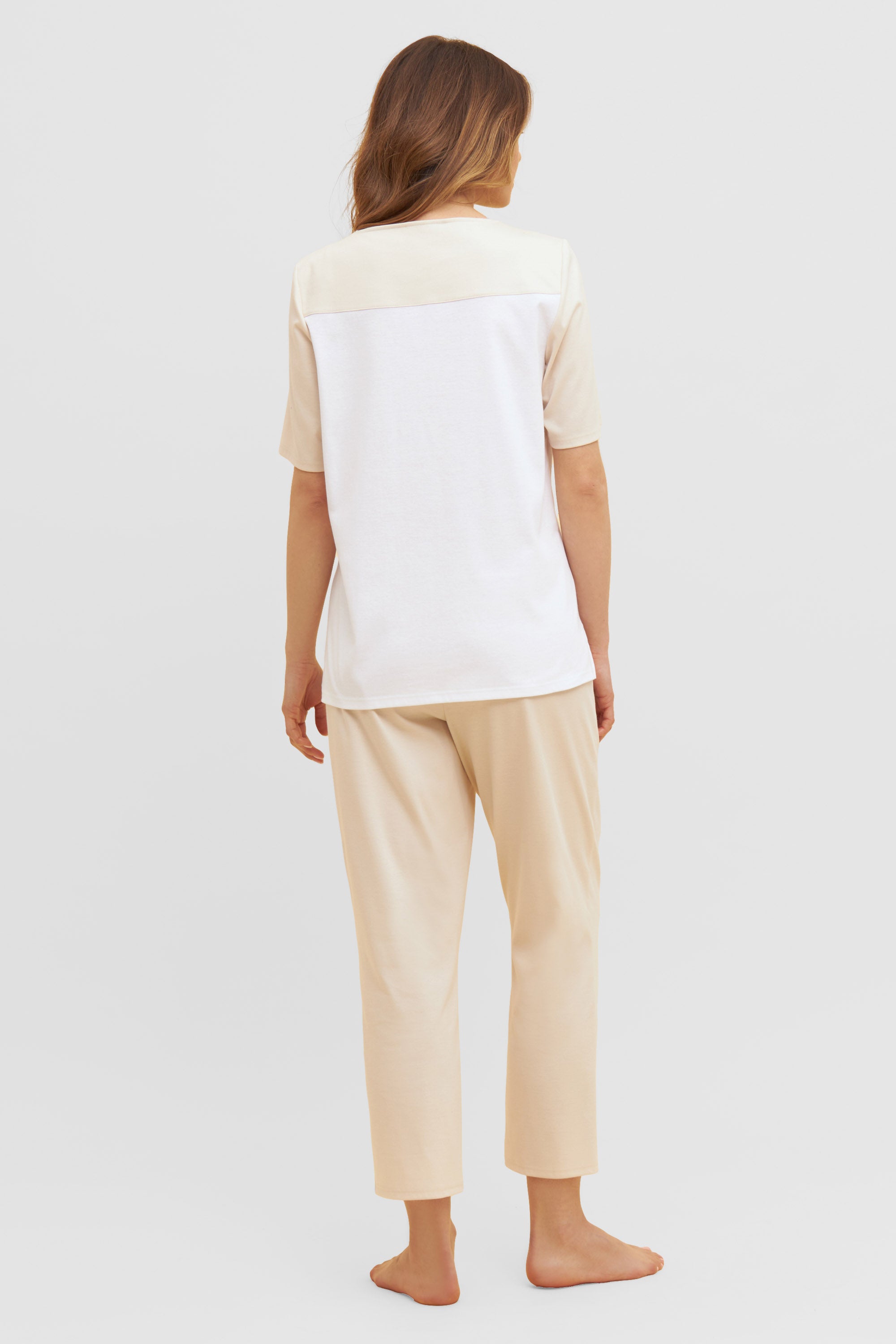 Feraud Pajama, 1/2 Sleeve, Pants 7/8, Round Neck Co (3231186) Colourblocking
