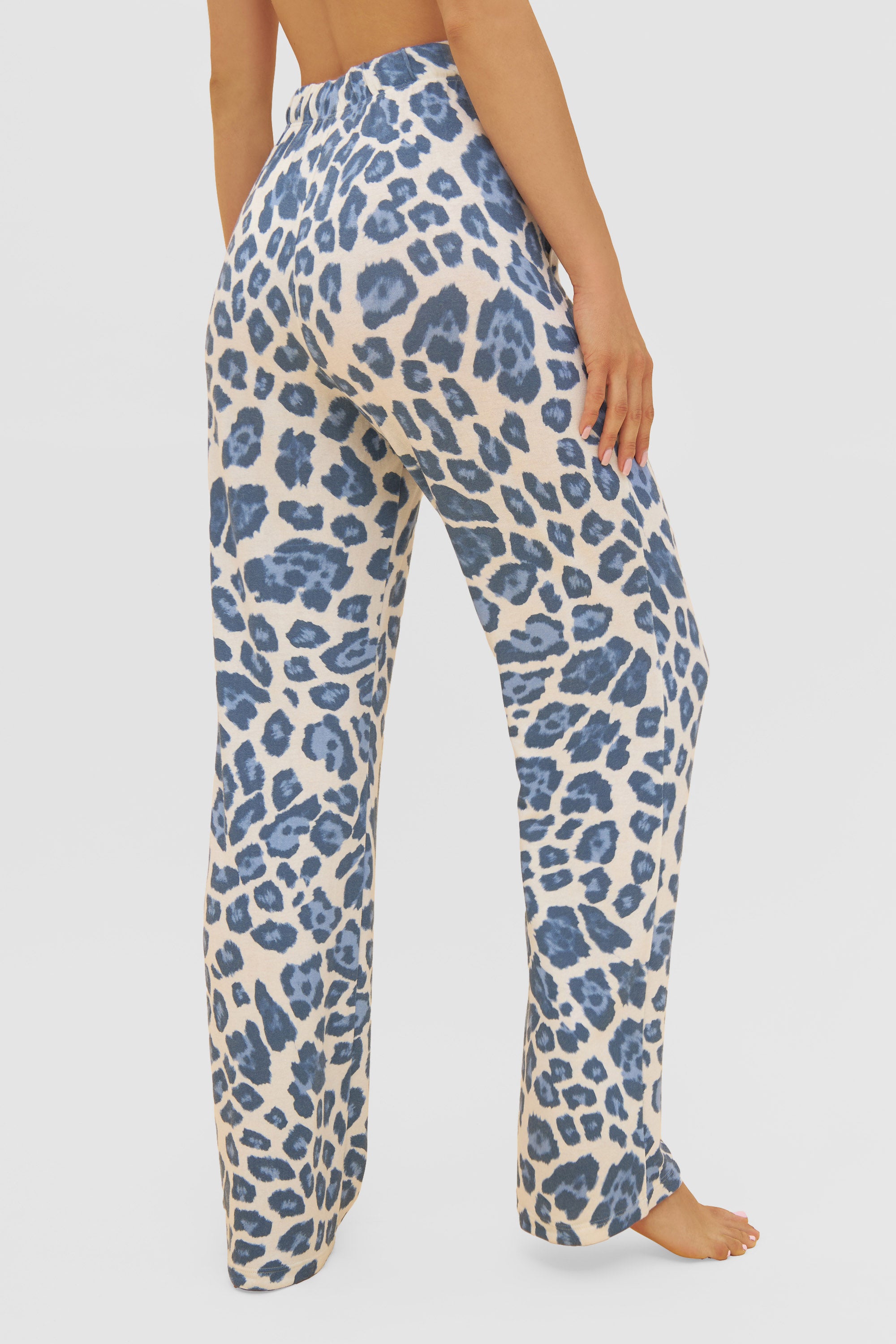 Feraud Pants, 1/1, Pockets, Loose Fit Knit Leo- (3231192) Modern Leo