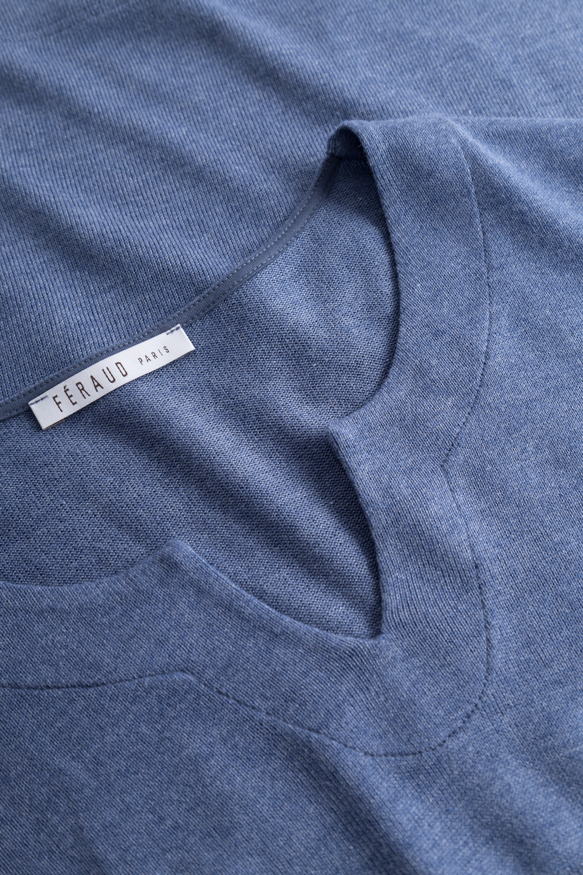 Feraud Shirt, 1/2 Sleeve, Round Neck, Pockets K (3231193) Blue
