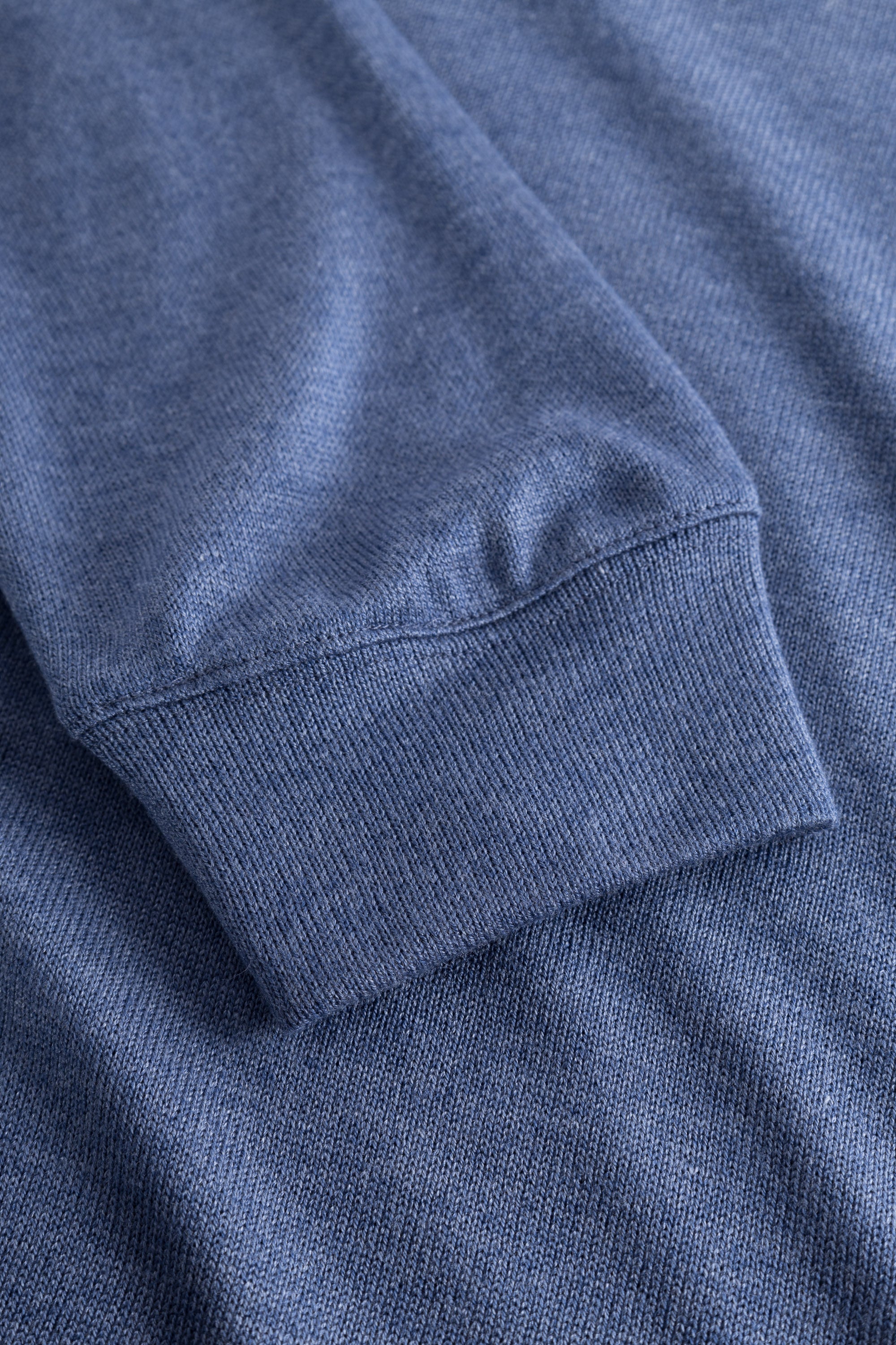 Feraud Shirt, 1/1 Sleeve Round Neck Knit Uni Bl (3231194) Blue