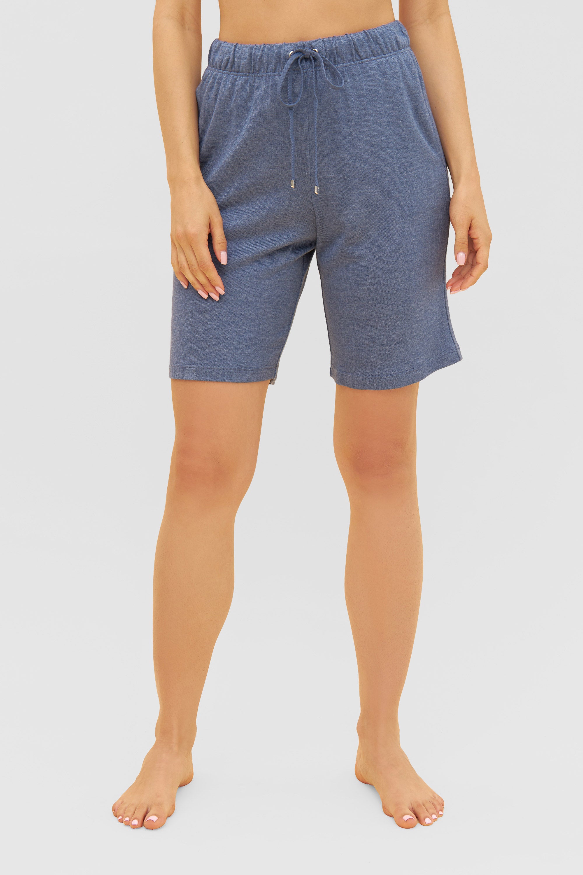 Feraud Pants, Bermuda, Pockets Knit Uni Blue (3231197) Blue