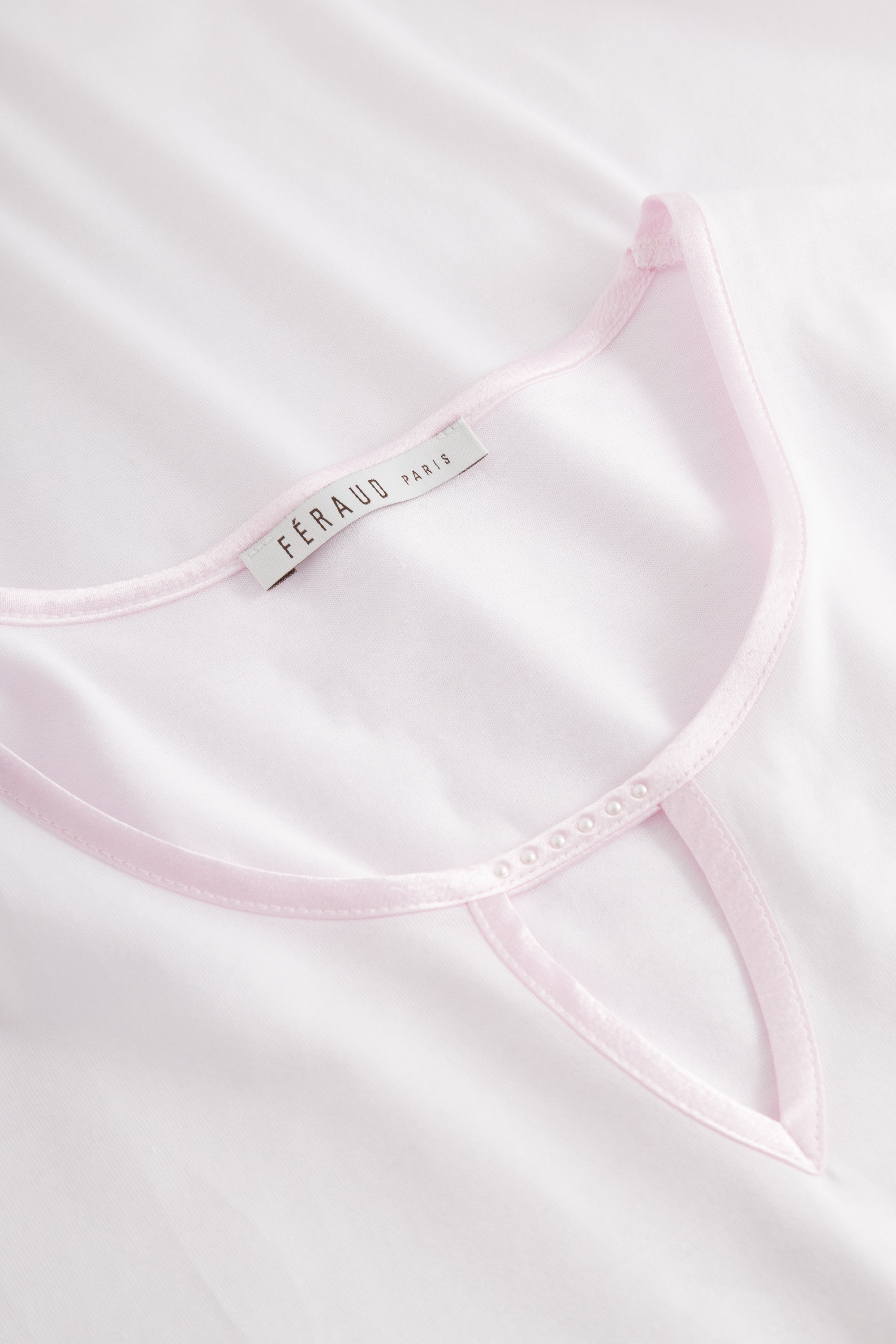Feraud Night Dress,1/1 Sleeve, Round Neck Interlock (3231281) Rose