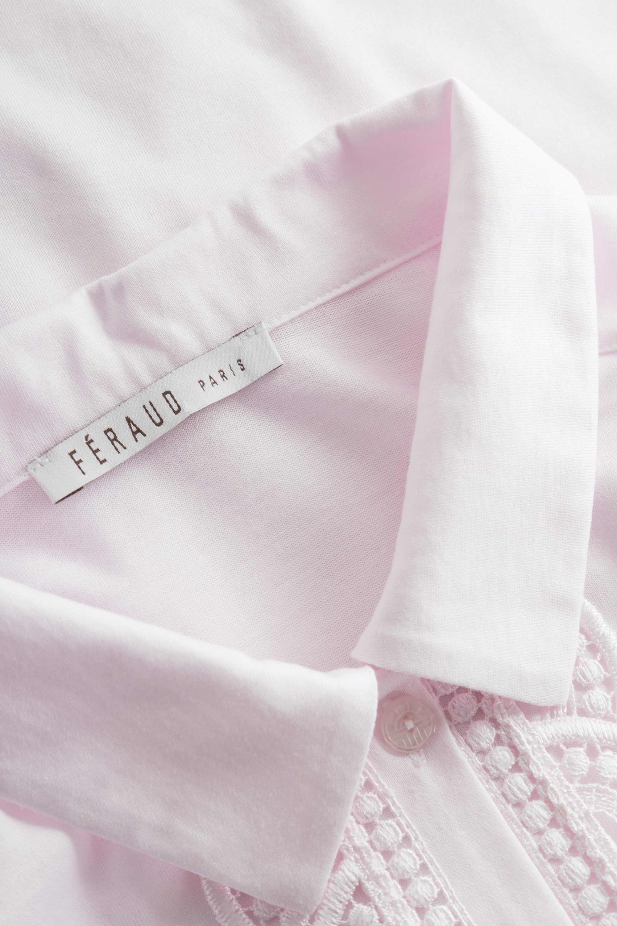 Feraud Pajama, 1/1 Sleeve, Pants, 1/1, Collar, Butt (3231285) Rose