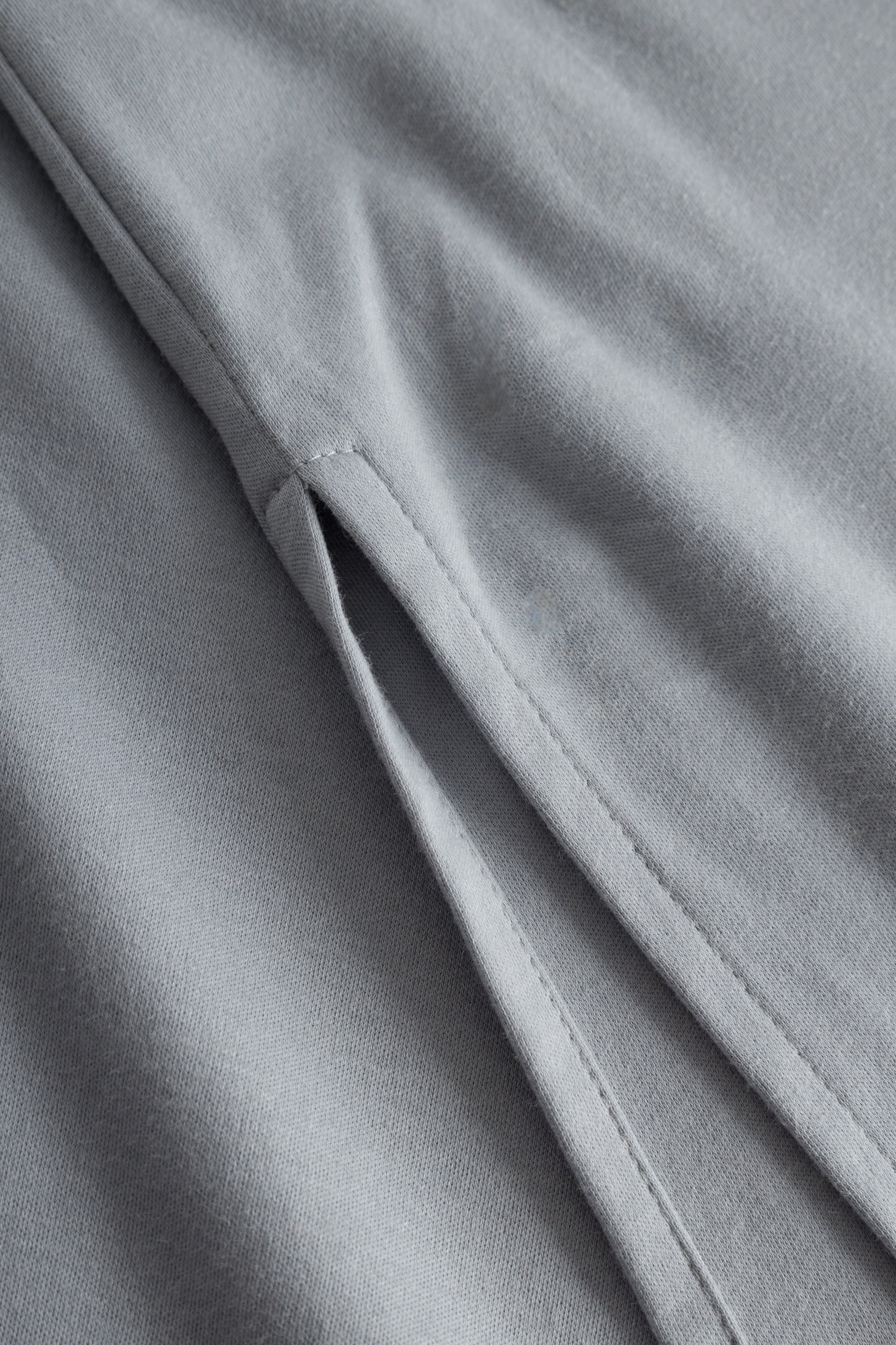 Feraud Night Dress, 1/1 Sleeve, Round Neck Big Dot (3231301) Grey
