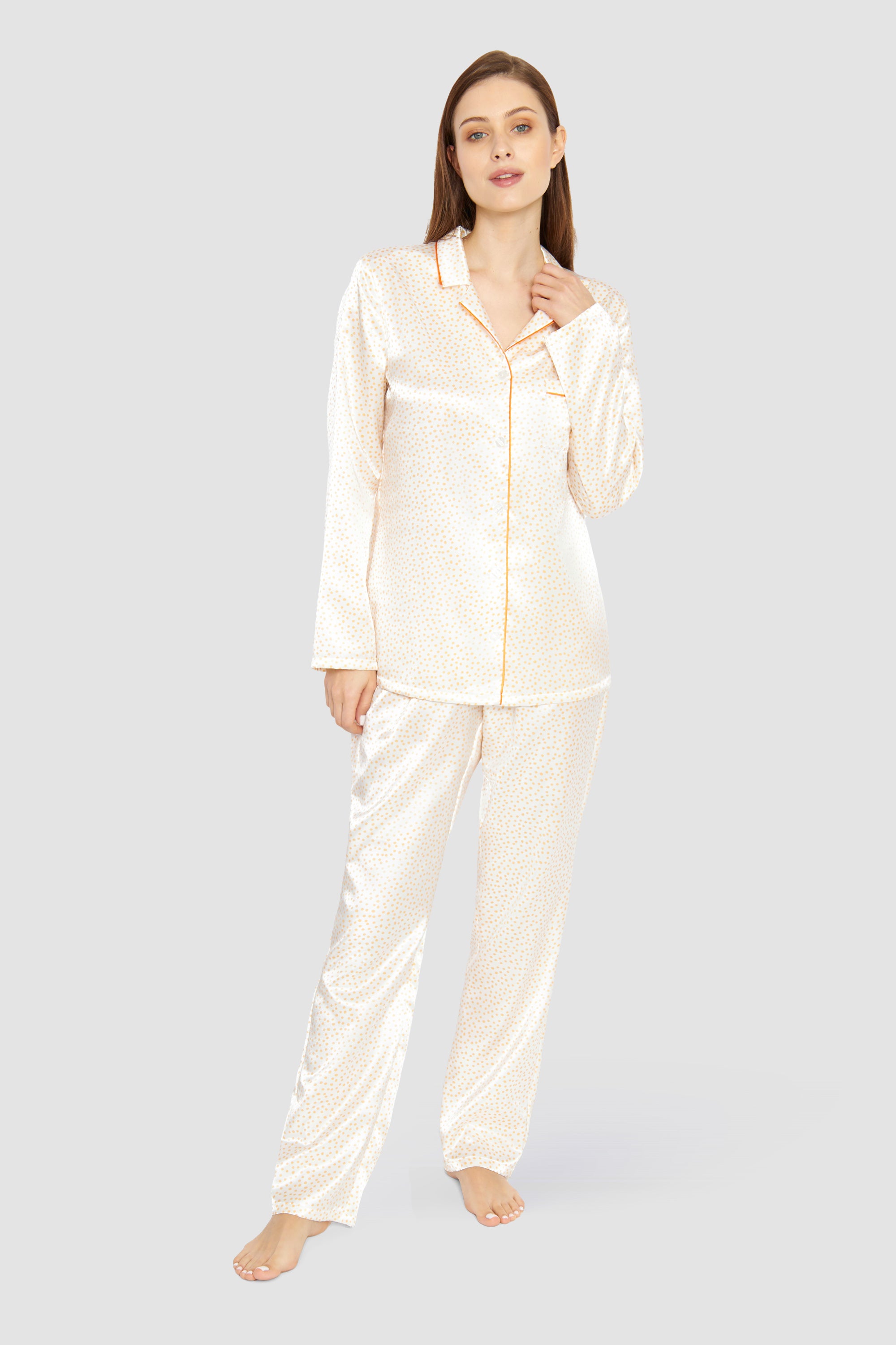 Feraud Pajama, 1/1 Sleeve, Pants 1/1, Button-Throug (3231305) Little Dots