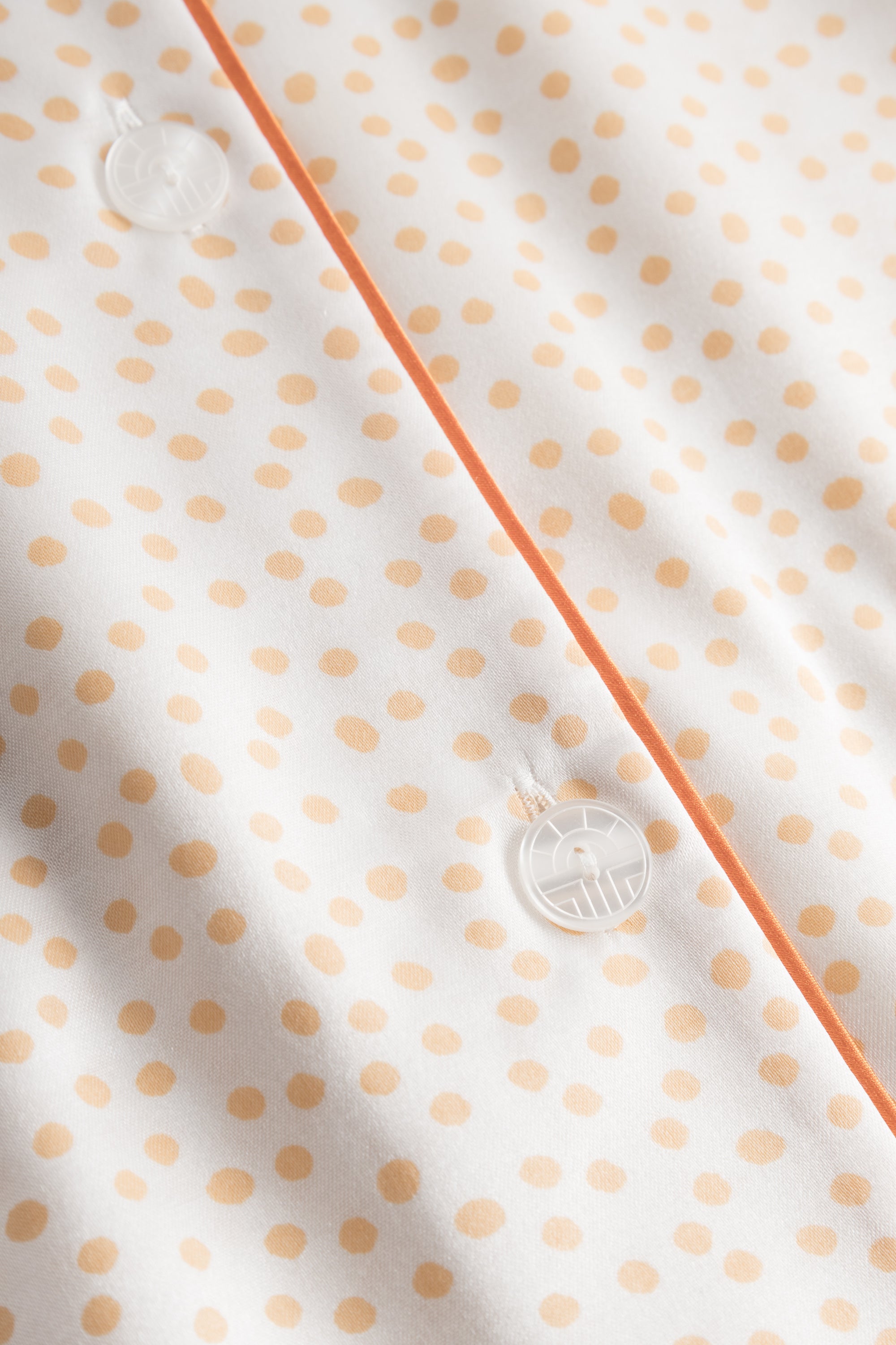 Feraud Night Dress, 1/1 Sleeve, Button-Through, Lapel Co (3231306) Little Dots