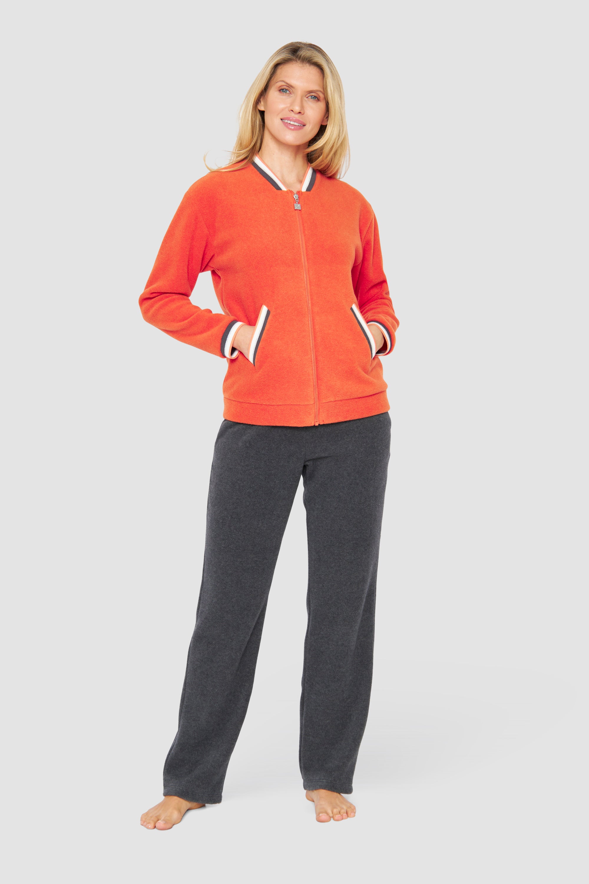 Feraud Lounge Suit, 1/1 Sleeve, Pants 1/1, Zipper, Cuffe (3231311) Terra