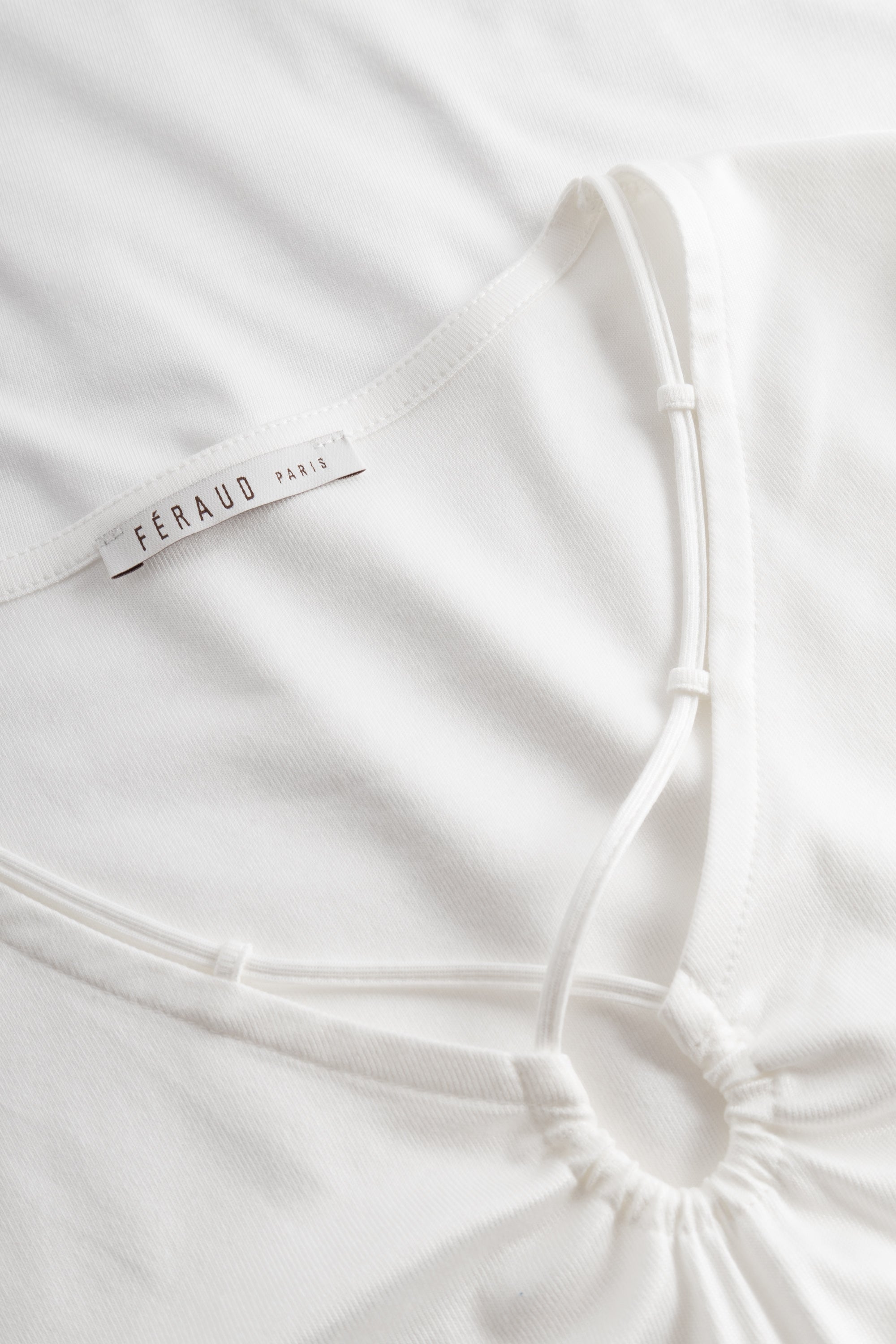 Feraud Pajama, 1/1 Sleeve, Pants 1/1, V-Neck Raffin (3231345) Ivory