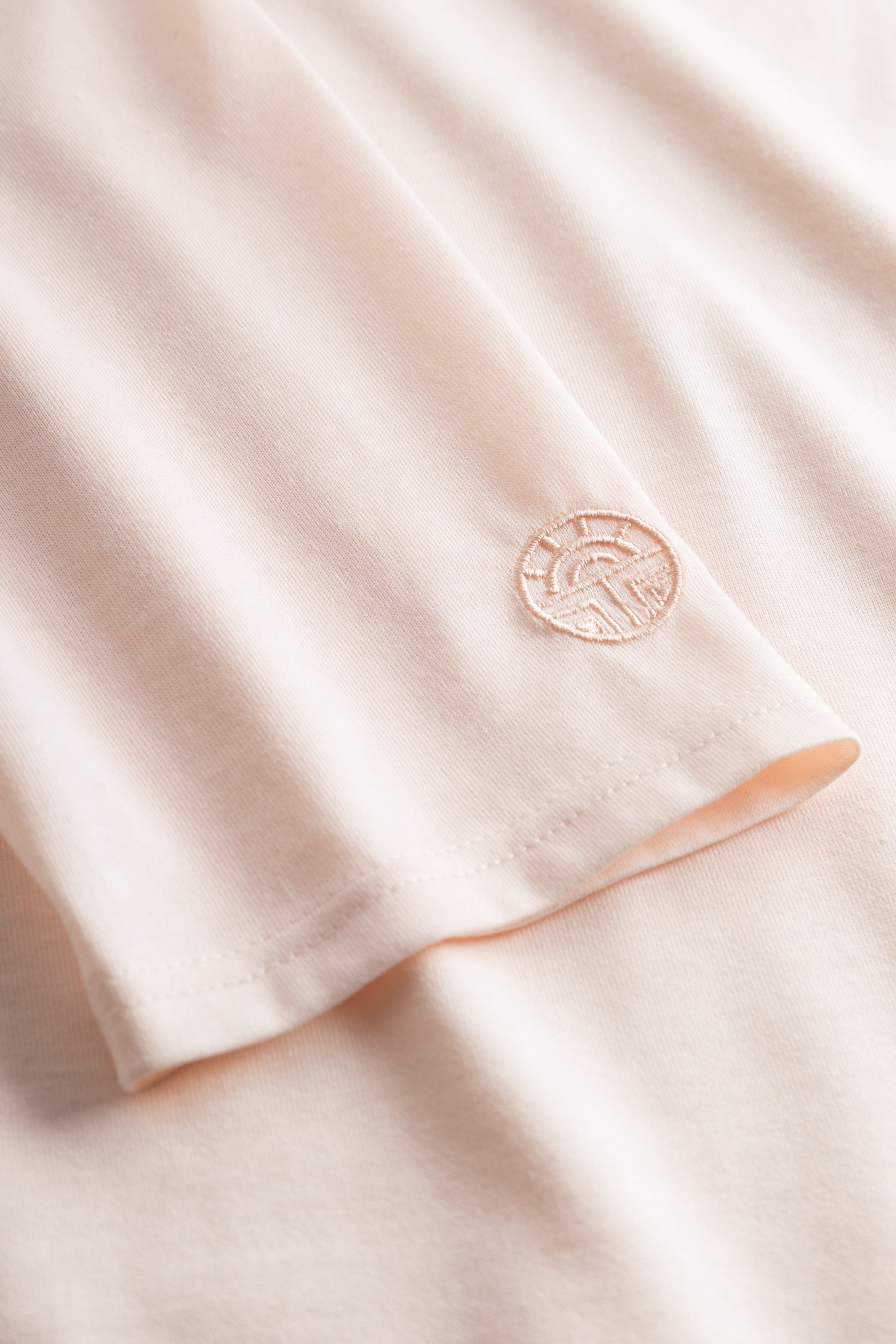 Feraud Night Dress, 1/1 Sleeve, Round Neck Volant (3231367) Peach