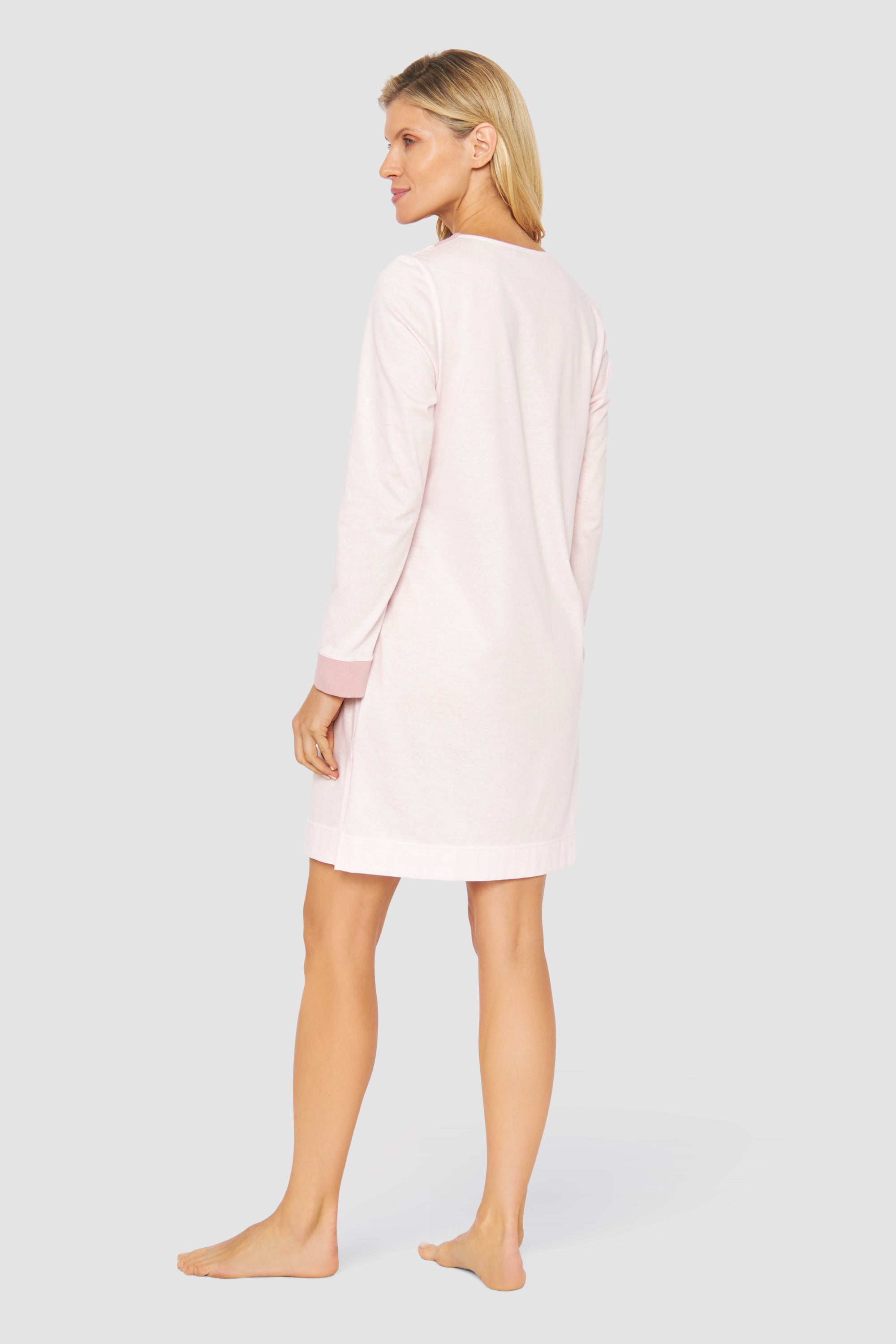 Feraud Night Dress, 1/1 Sleeve, Round Neck Colourblockin (3231380) Colourblocking
