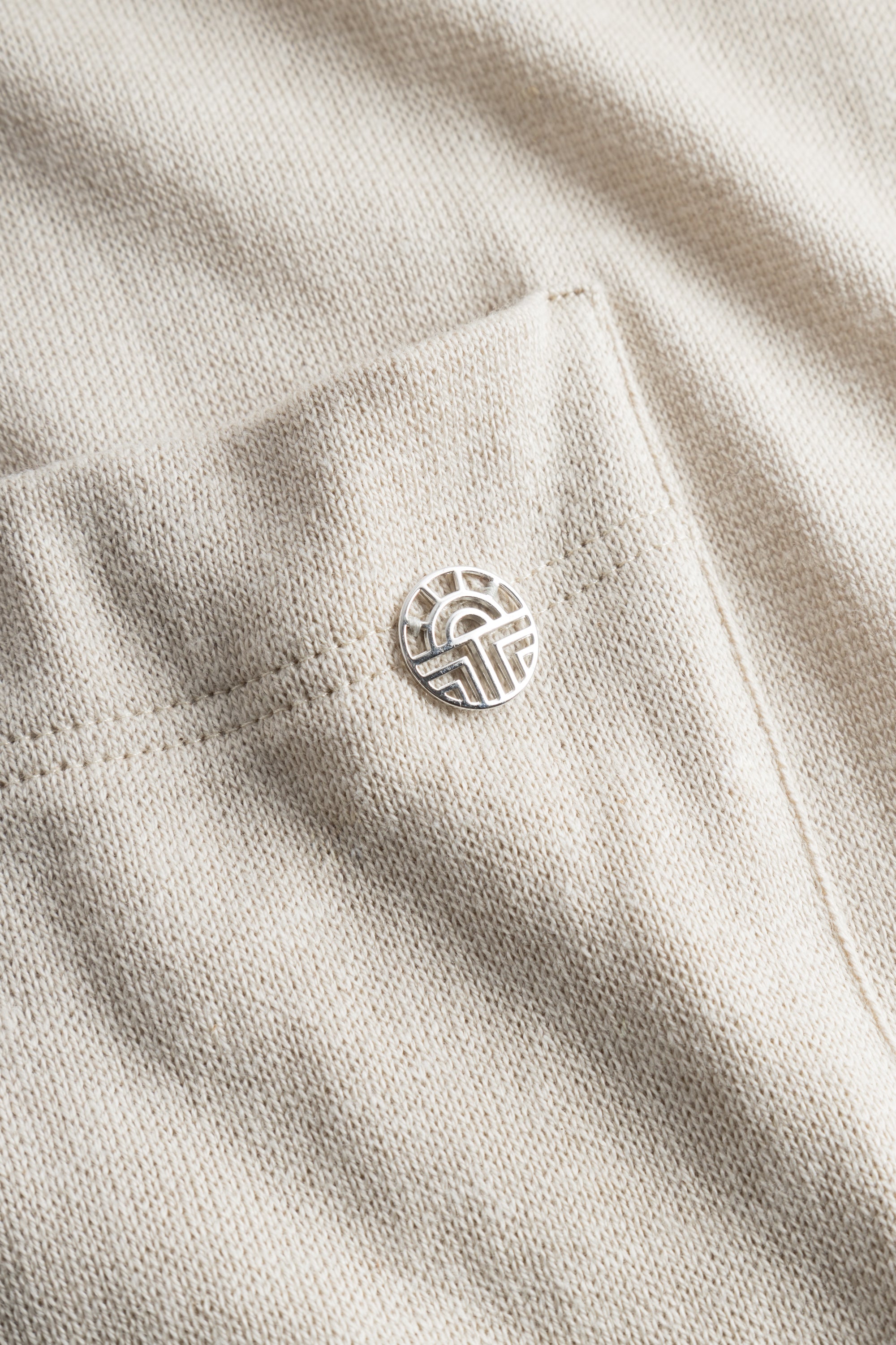 Feraud Jacket, 1/1 Sleeve, Pockets Knit Uni (3231394) Sand