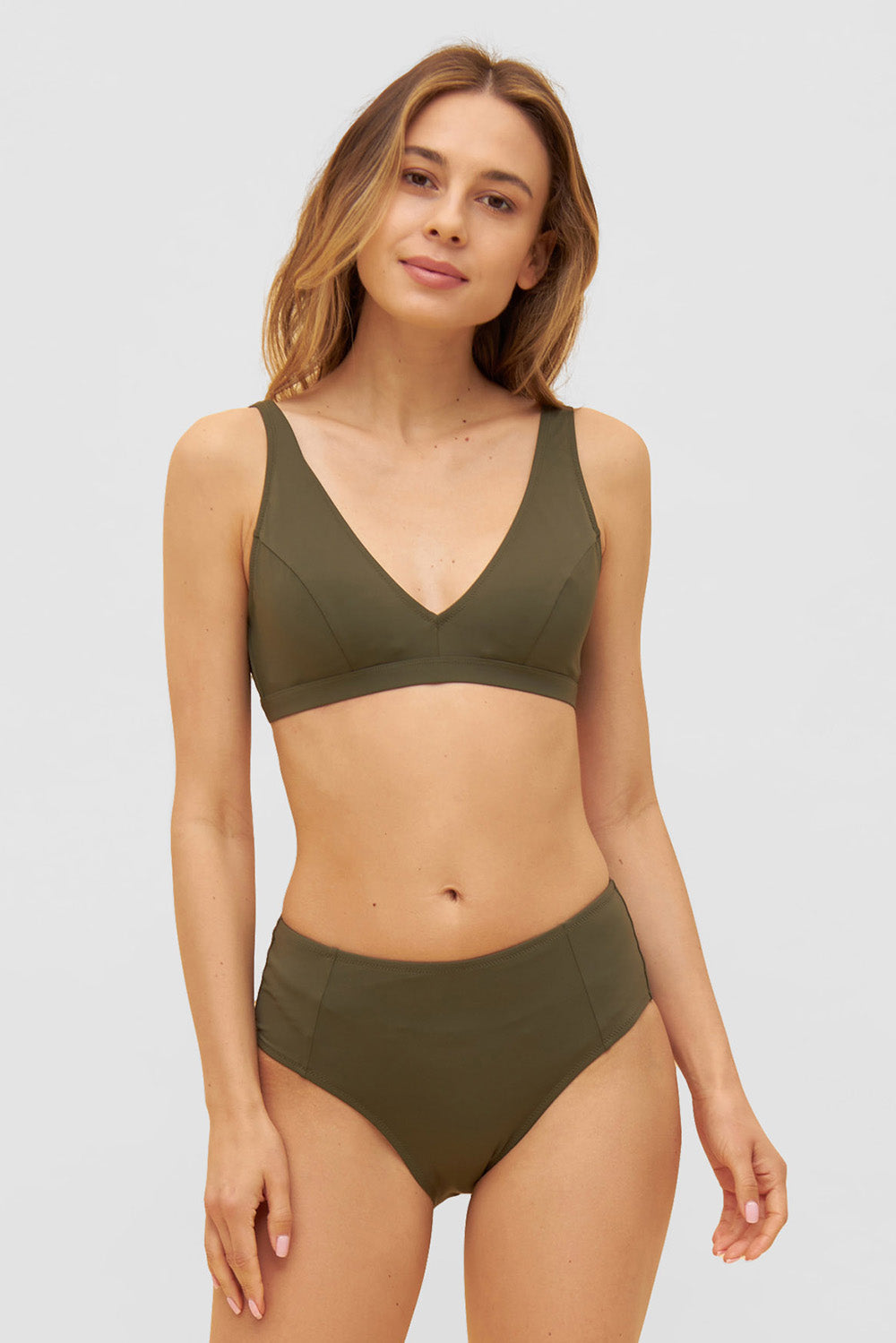 Feraud Bikini, Spacer Cup, V-Neck, High Waist Class (3235027) Olive