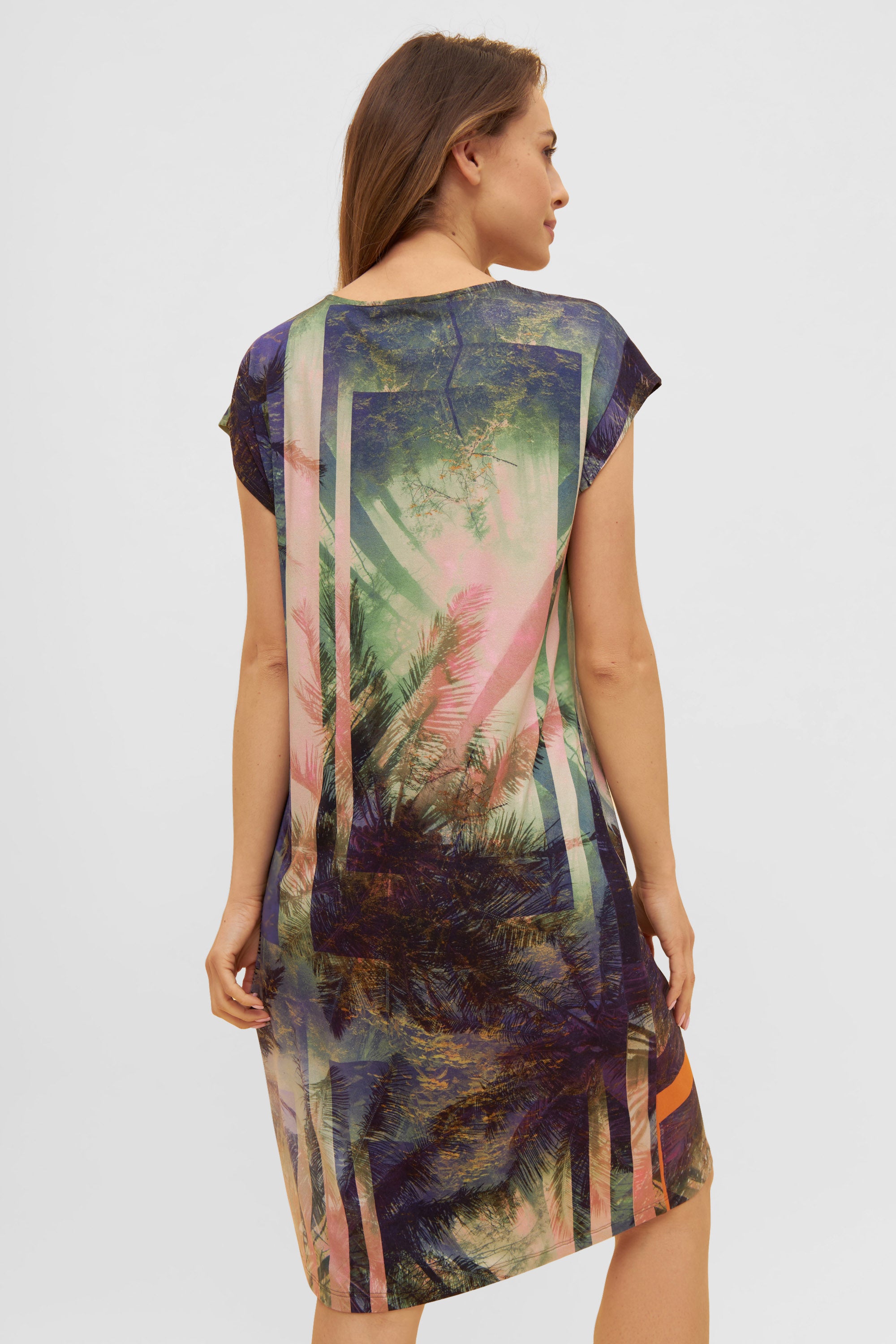 Feraud Beach Dress, Overcut, Round Neck Mystic Feraud (3235103) Palm Beach