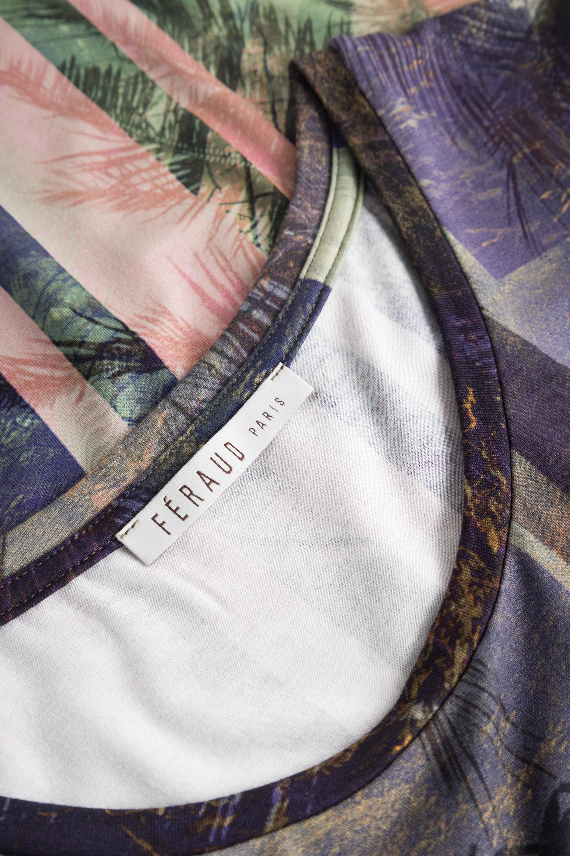 Feraud T-Shirt, 1/2 Sleeve, Round Neck Mystical (3235108) Palm Beach