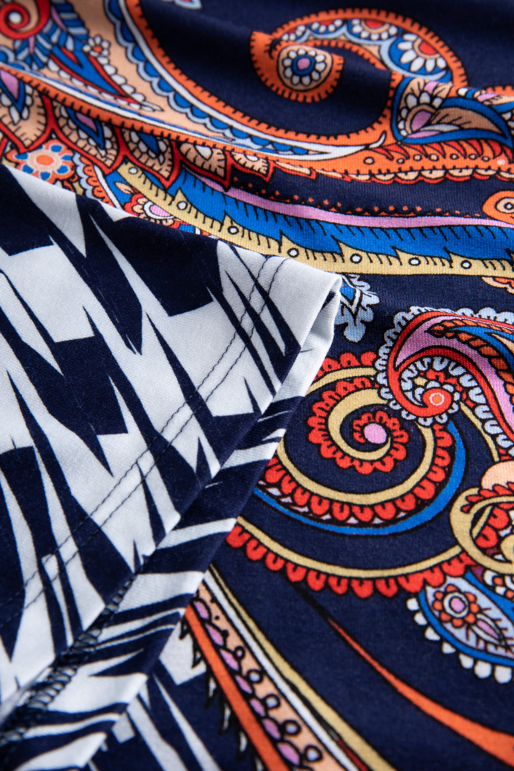 Feraud Beach Dress, Overcut, V-Neck Atlantis Paisley (3235120) Big Paisley