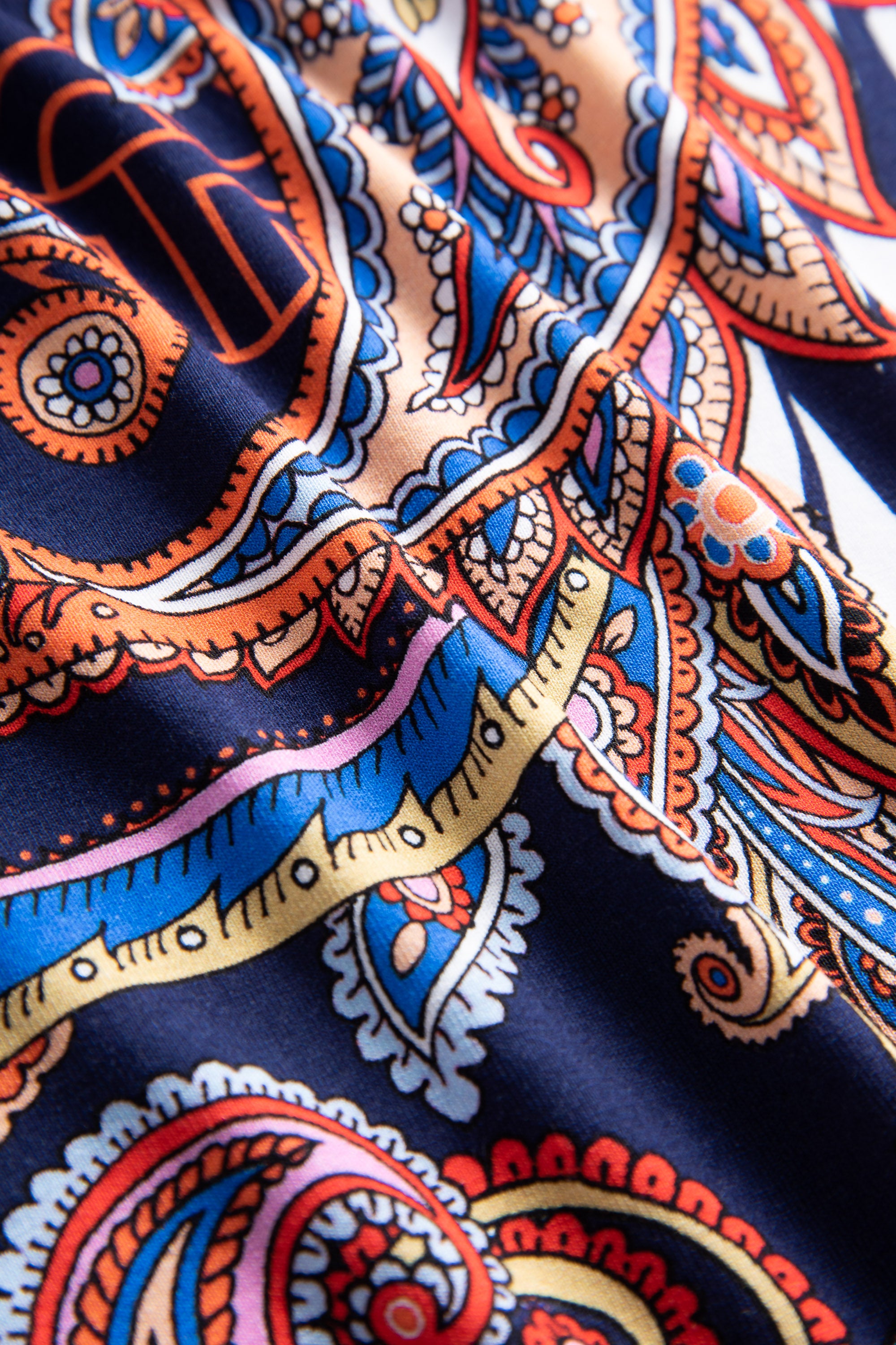 Feraud Beach Dress, Overcut, V-Neck Atlantis Paisley (3235120) Big Paisley