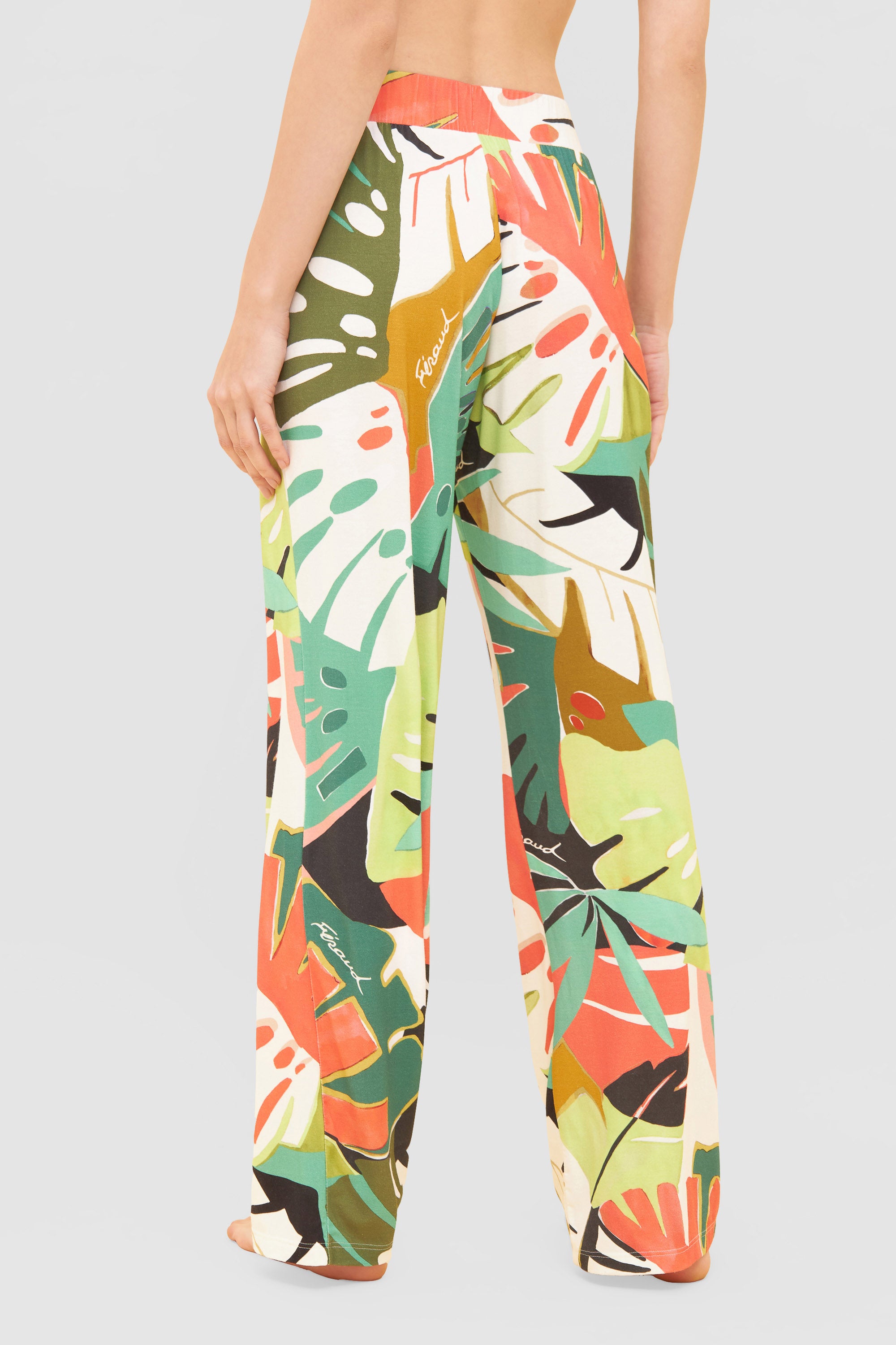 Feraud Pants, 1/1 Fauna Leaves (3235142) Multicolor Leaves