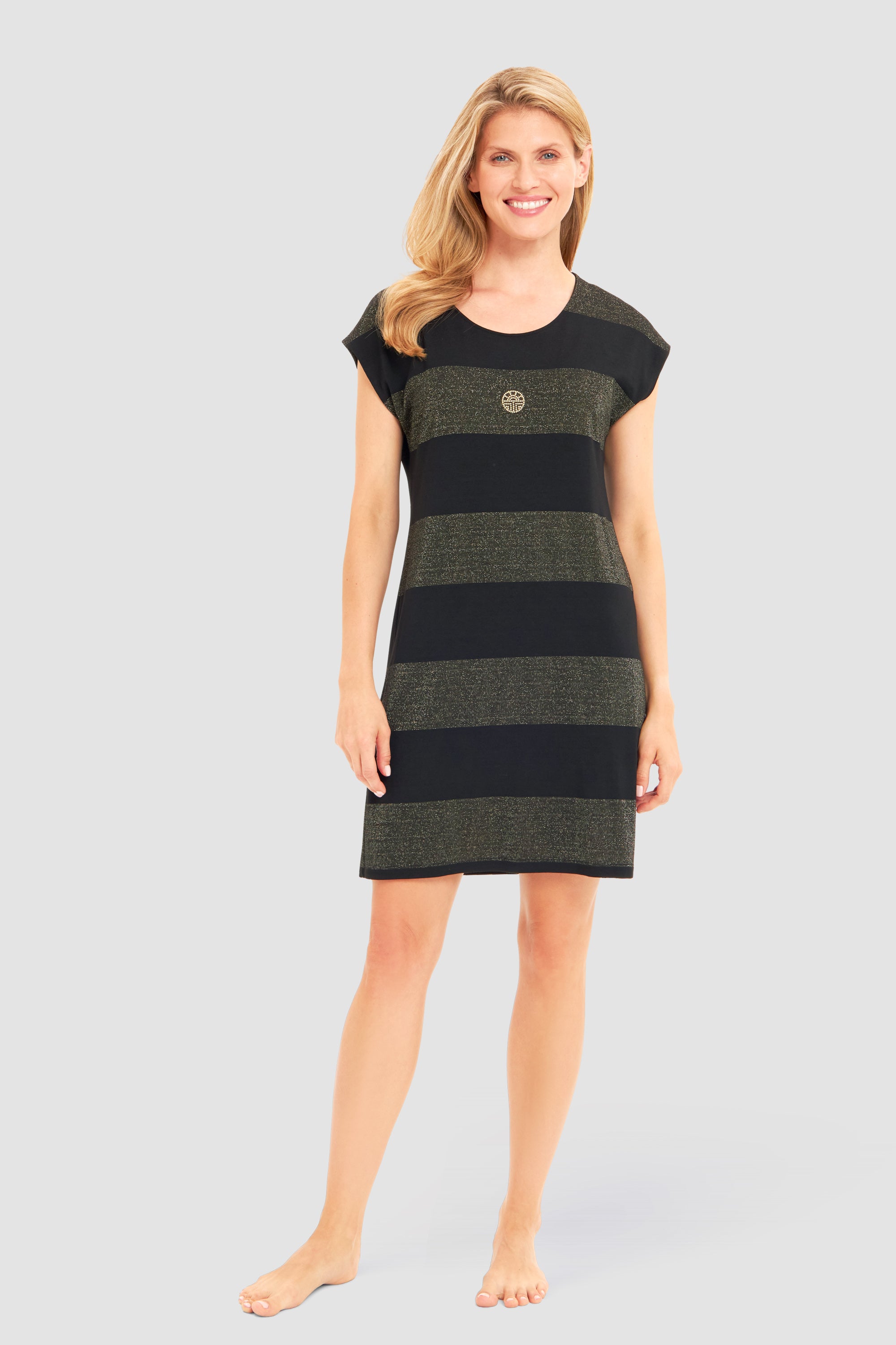 Feraud Beach Dress, Sleeveless, Round Neck Voyage (3245025) Ringlet Black