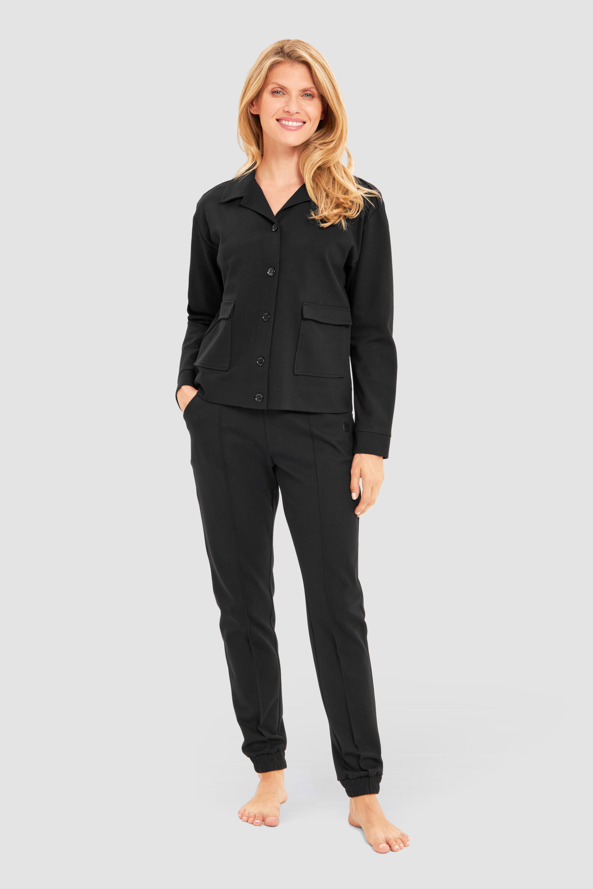 Feraud Pants, 1/1, Pockets, Regular Travel Suit (3245028) Black