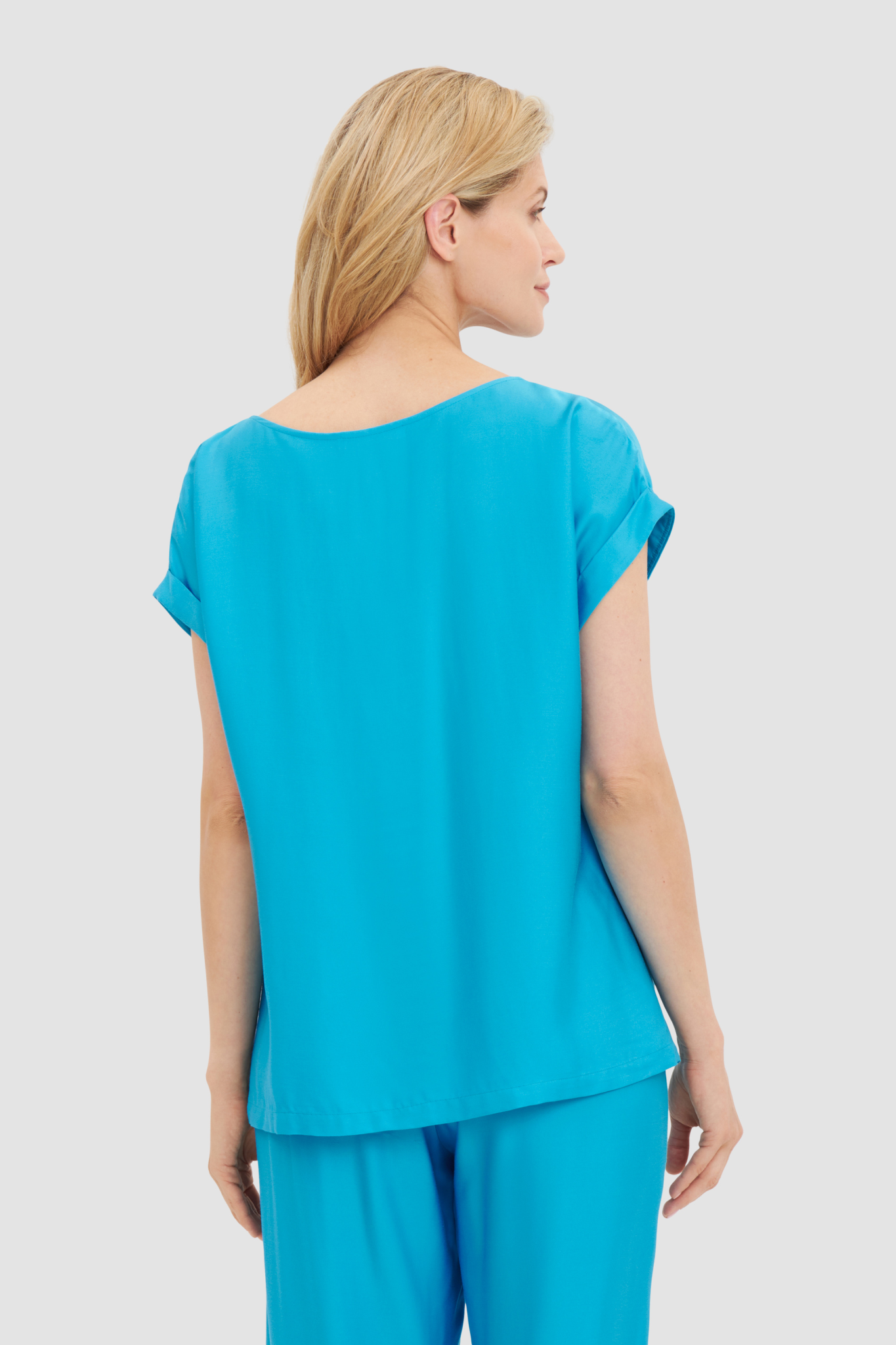 Féraud Lounge Top back view in Ocean